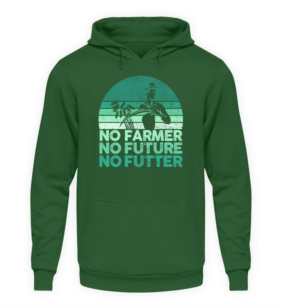 No Farmer No Futter · Unisex Kapuzenpullover Hoodie-Unisex Hoodie SD-bottle green-S-Agrarstarz