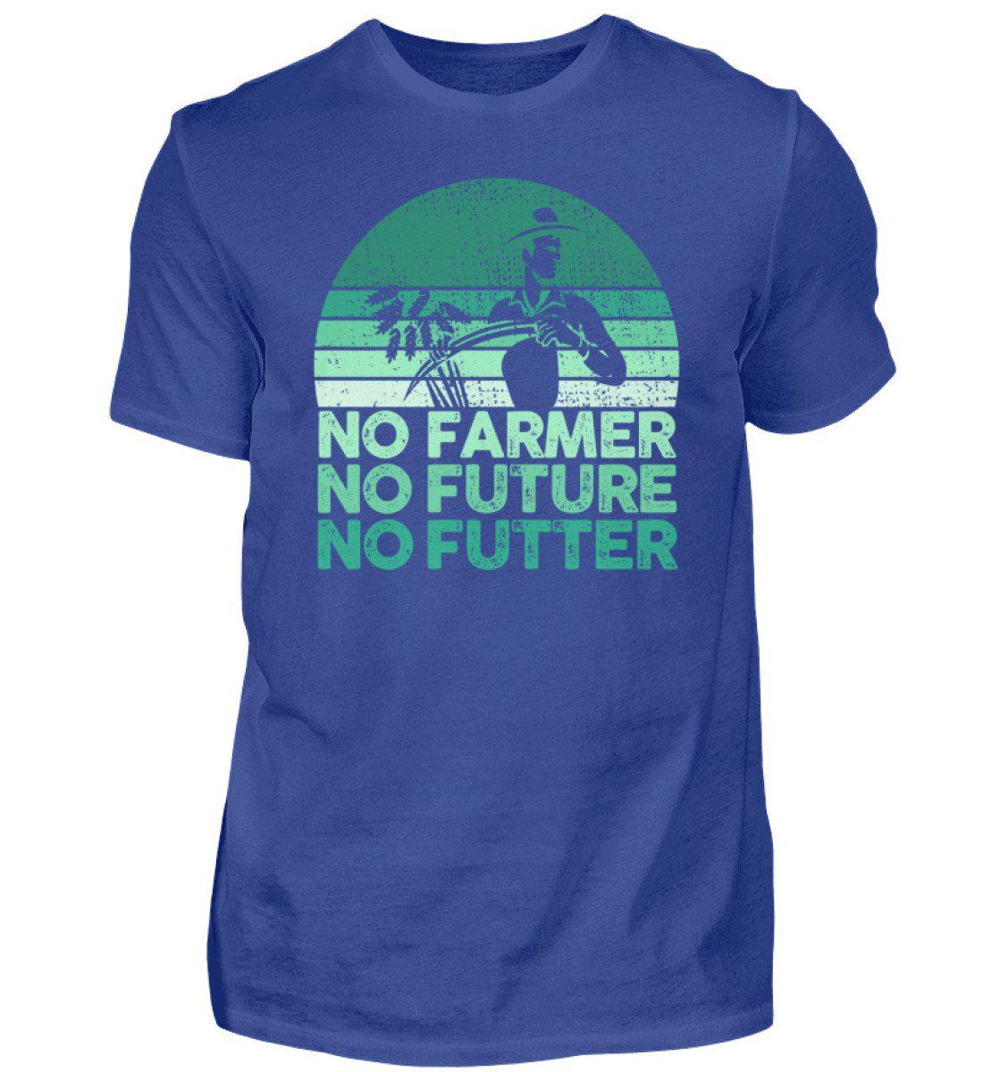 No Farmer no Futter · Herren T-Shirt-Herren Basic T-Shirt-Royal Blue-S-Agrarstarz