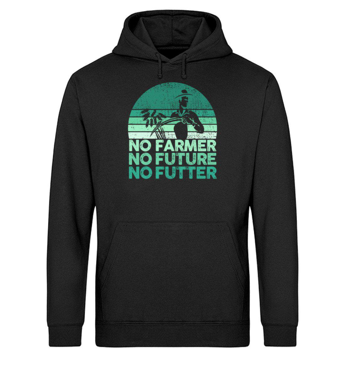 No Farmer no Futter · Unisex Organic Hoodie-Drummer Hoodie ST/ST-Black-XS-Agrarstarz