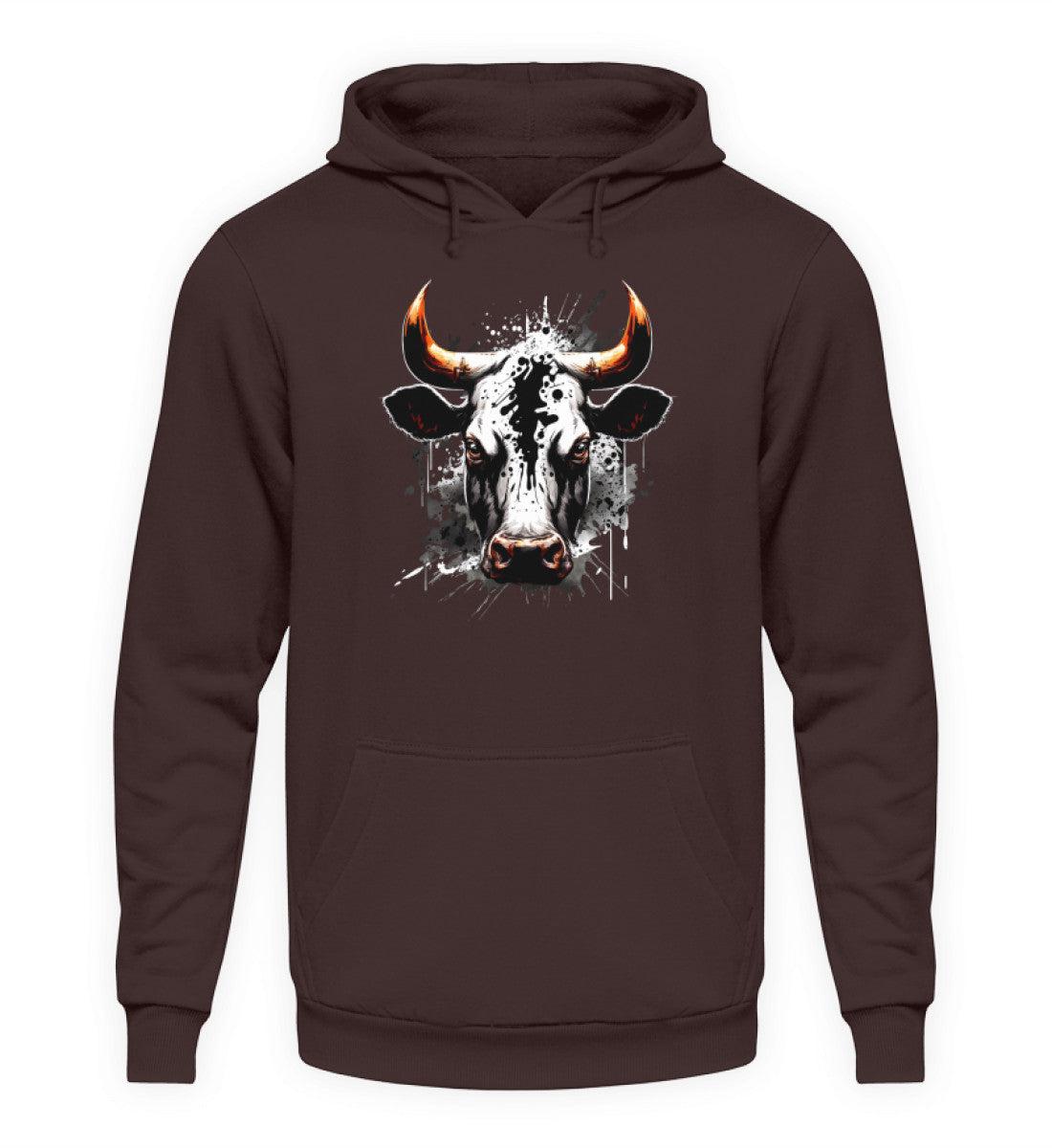Ochse Wasserfarben 1 · Unisex Kapuzenpullover Hoodie-Unisex Hoodie-Hot Chocolate-S-Agrarstarz