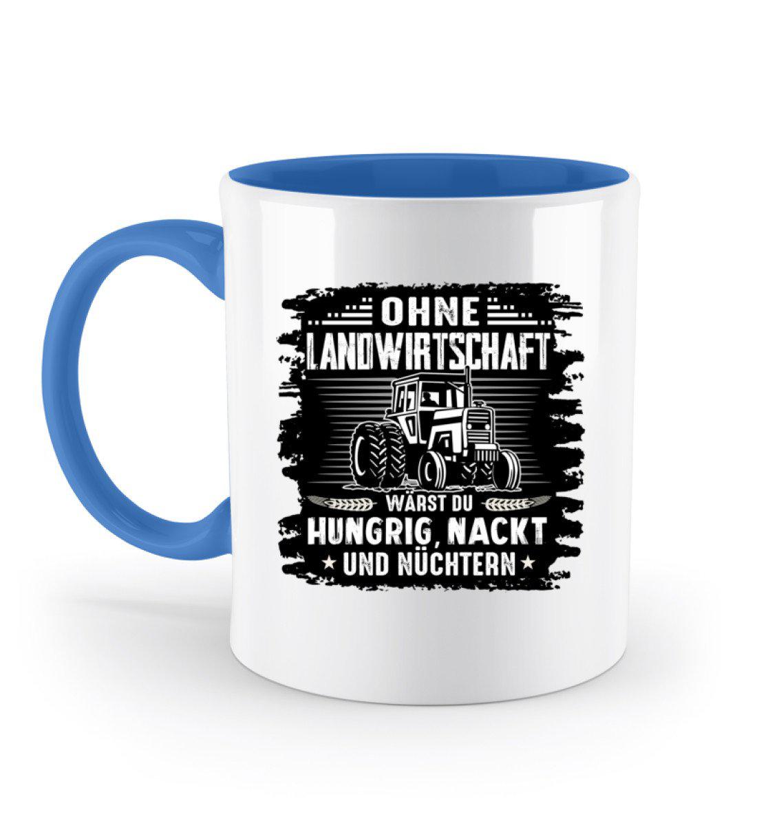 Ohne Landwirtschaft · Keramik Tasse zweifarbig-Keramik Tasse Zweifarbig-Blue-330ml-Agrarstarz