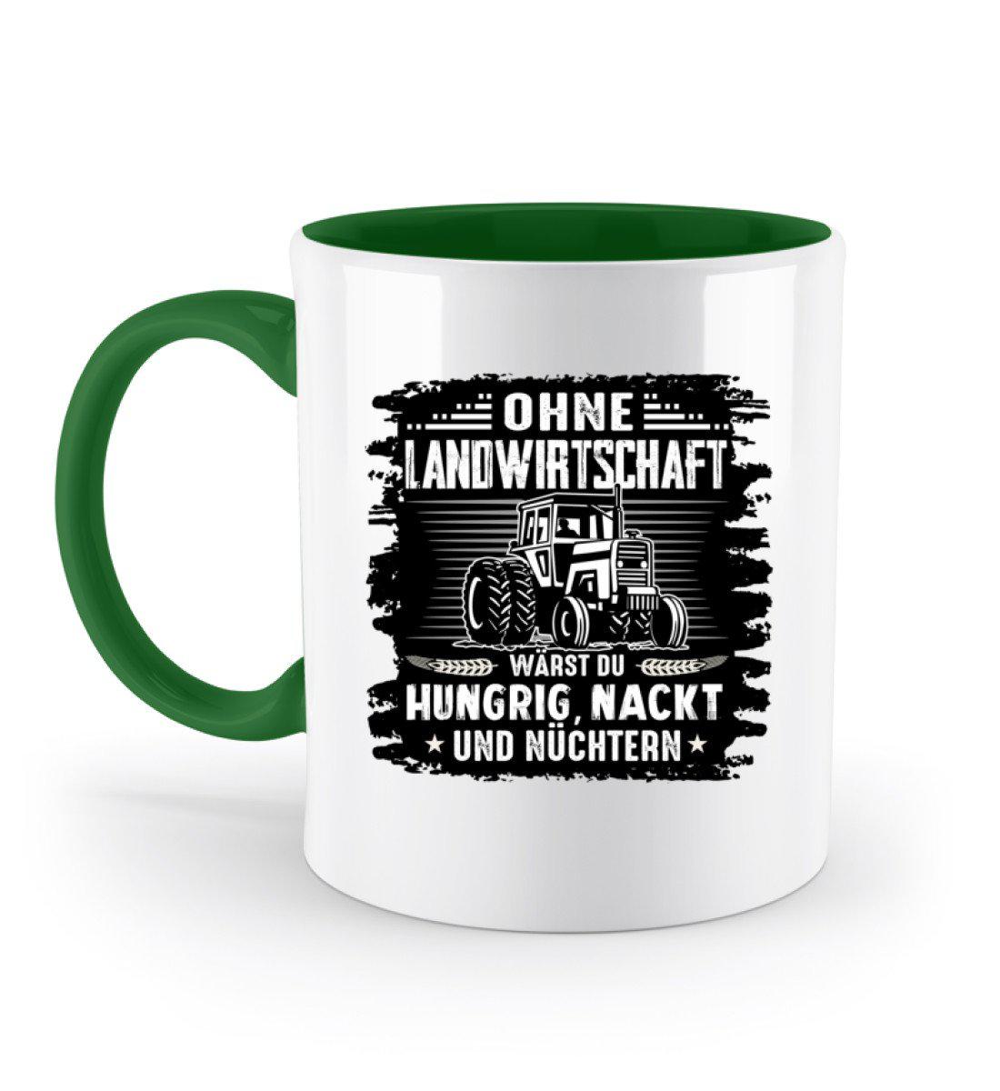 Ohne Landwirtschaft · Keramik Tasse zweifarbig-Keramik Tasse Zweifarbig-Irish Green-330ml-Agrarstarz