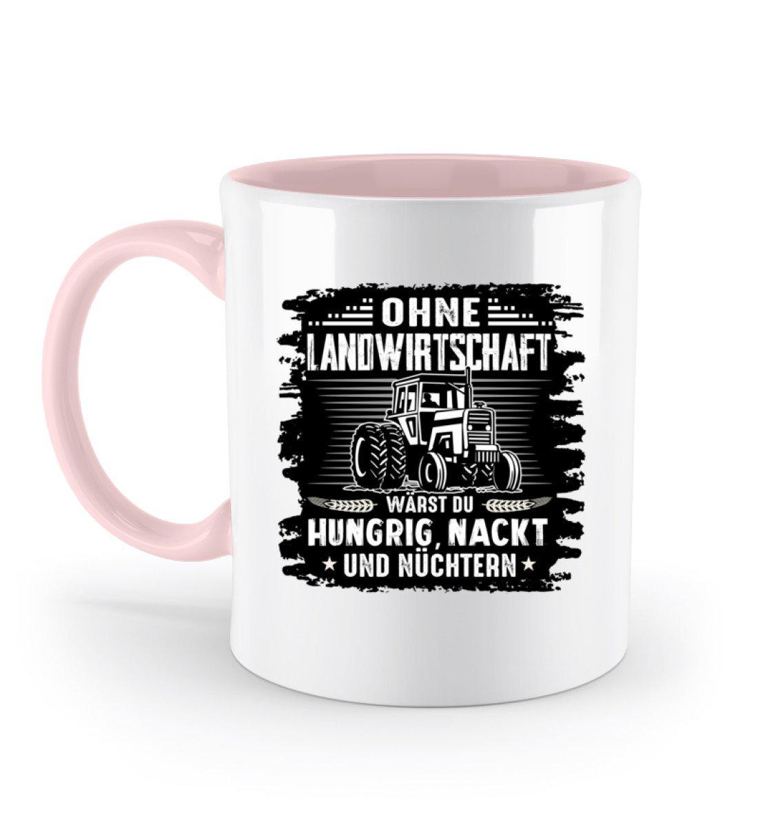 Ohne Landwirtschaft · Keramik Tasse zweifarbig-Keramik Tasse Zweifarbig-Powder Pink-330ml-Agrarstarz