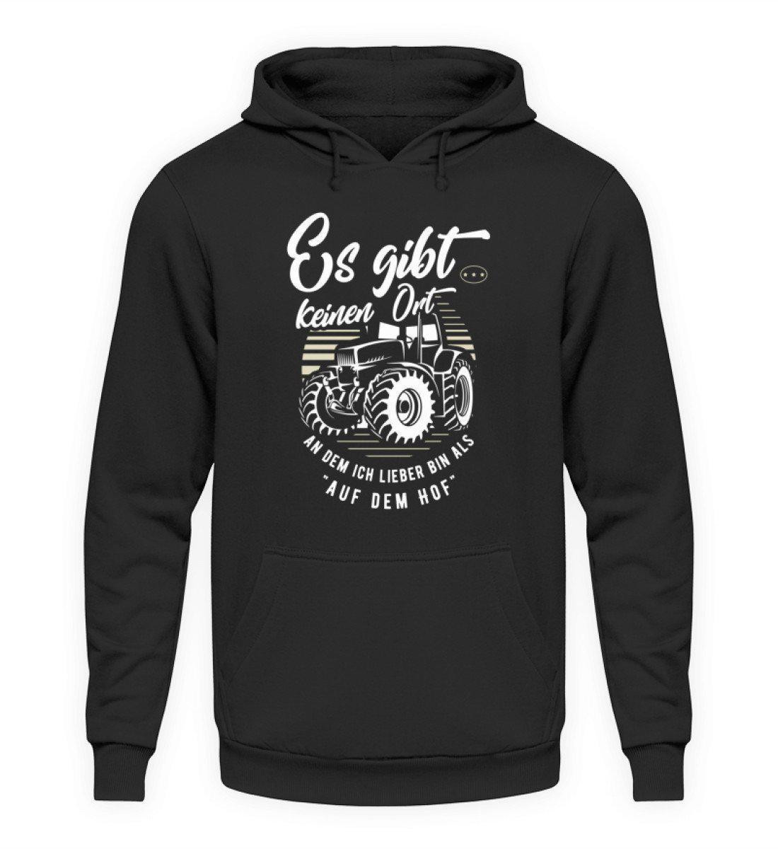 Ort auf dem Hof · Unisex Kapuzenpullover Hoodie-Unisex Hoodie-Jet Black-L-Agrarstarz