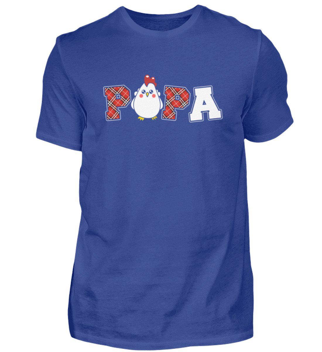 Papa Hühner · Herren T-Shirt-Herren Basic T-Shirt-Royal Blue-S-Agrarstarz