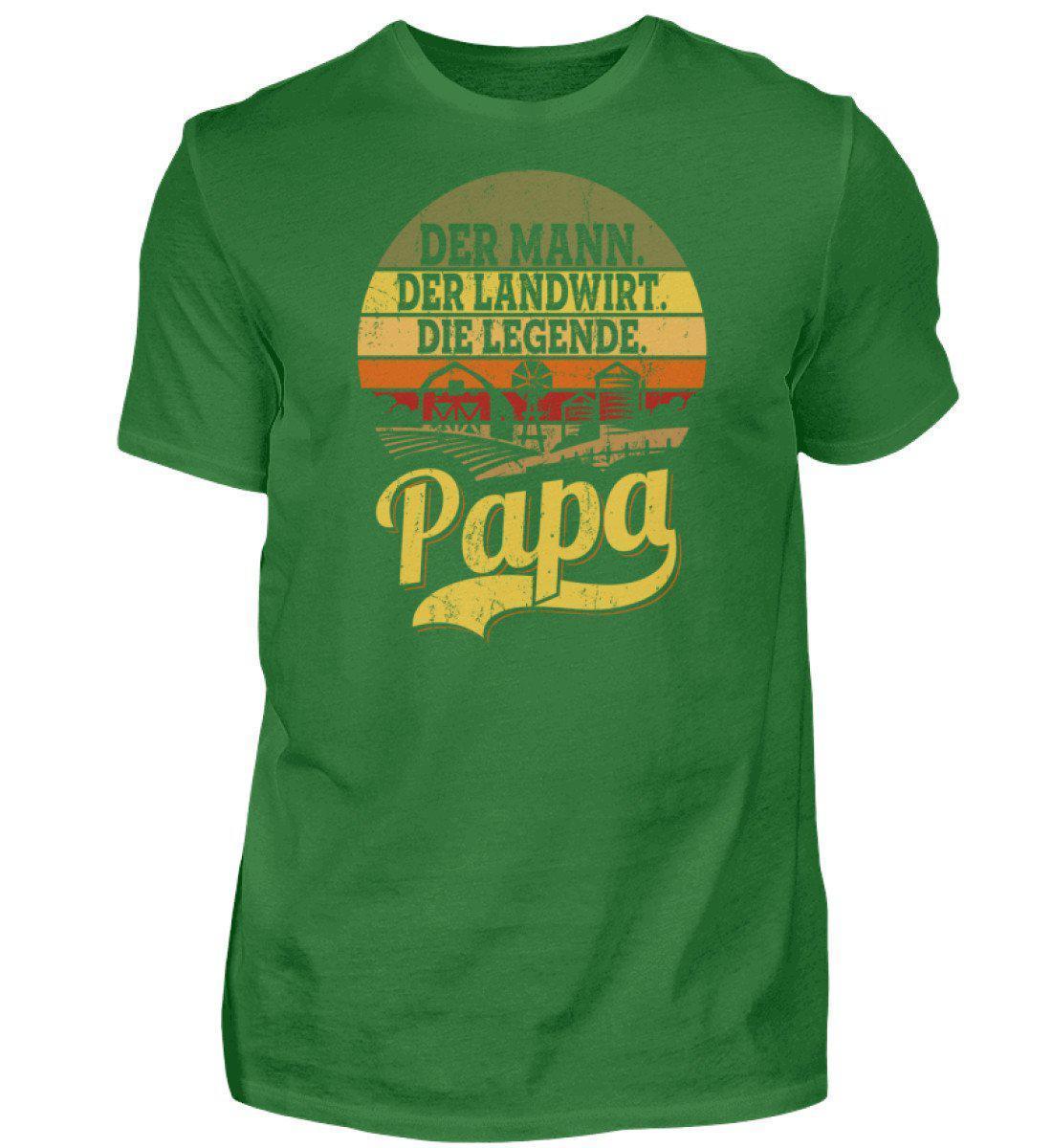 Papa Legende Retro · Herren T-Shirt-Herren Basic T-Shirt-Kelly Green-S-Agrarstarz