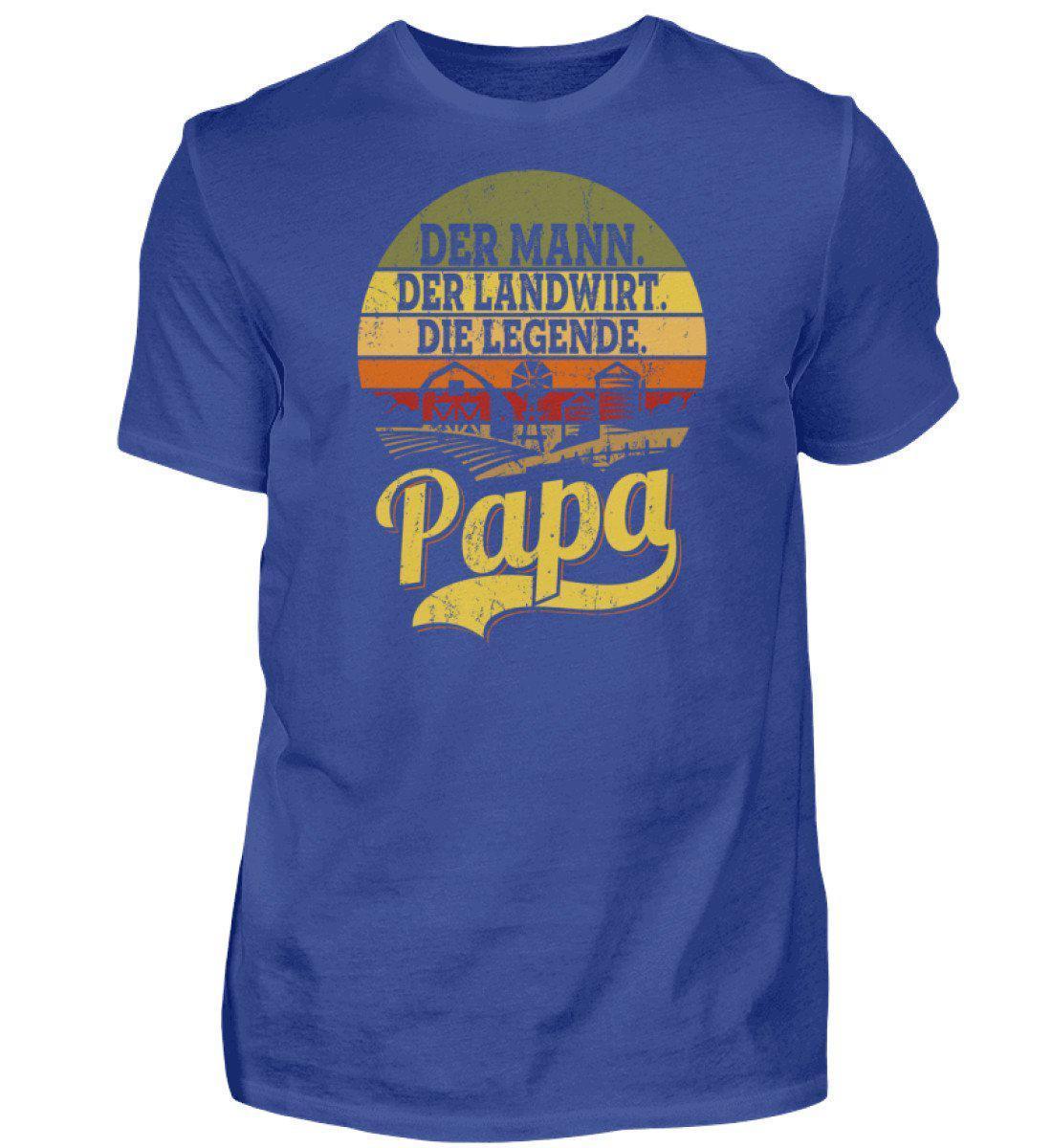Papa Legende Retro · Herren T-Shirt-Herren Basic T-Shirt-Royal Blue-S-Agrarstarz