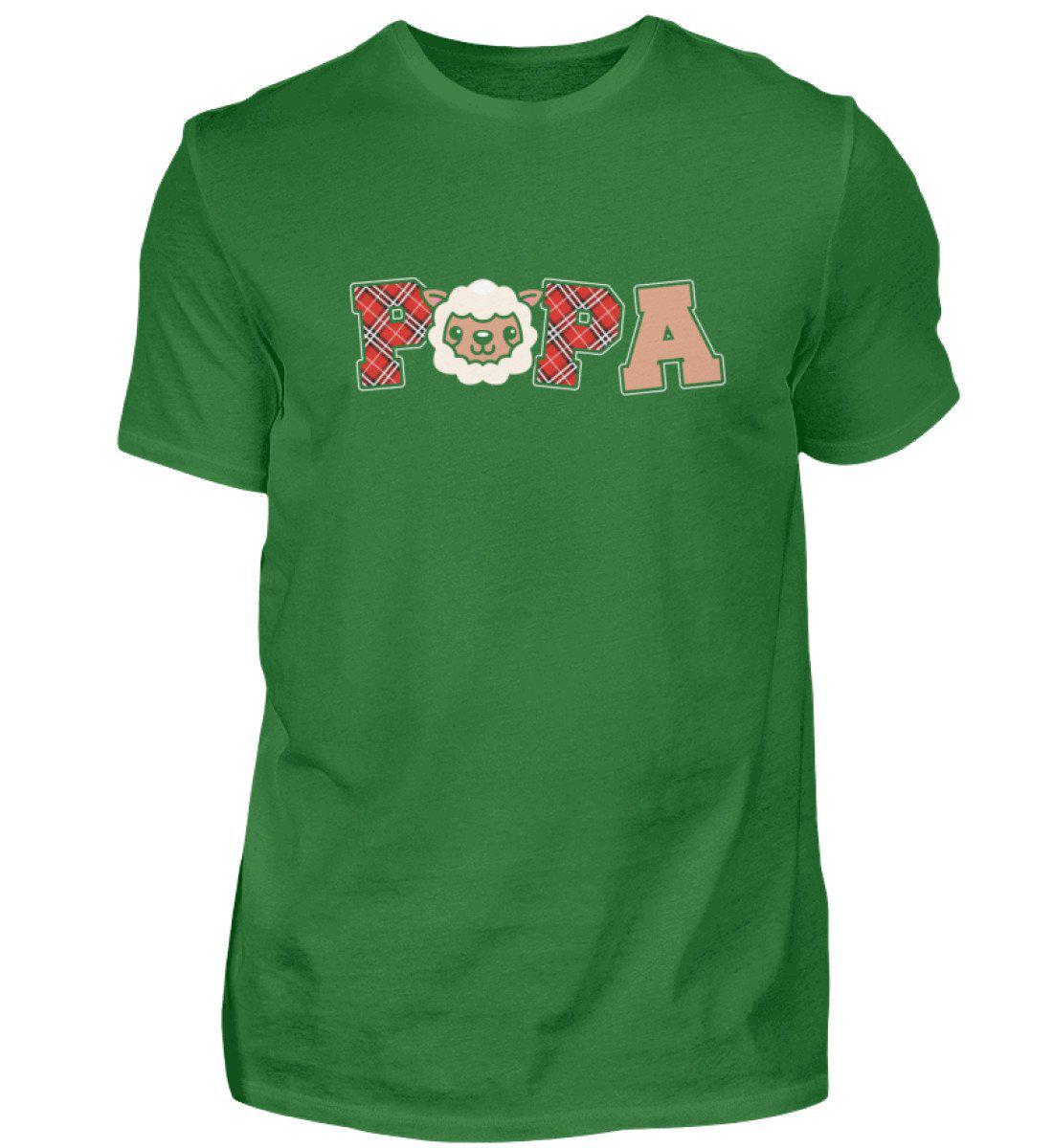 Papa Schafe · Herren T-Shirt-Herren Basic T-Shirt-Kelly Green-S-Agrarstarz