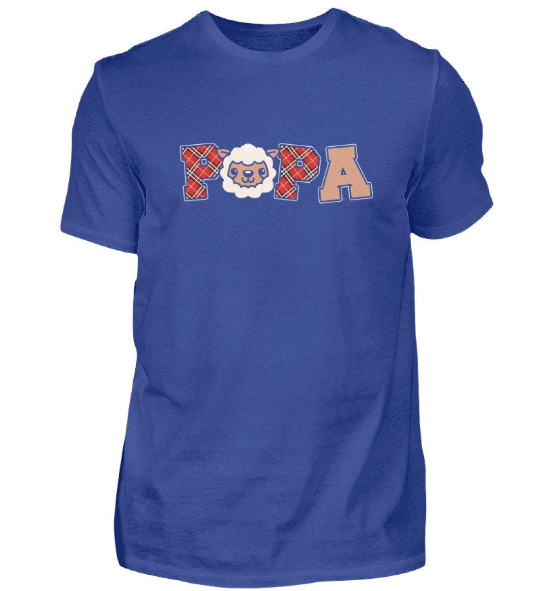 Papa Schafe · Herren T-Shirt-Herren Basic T-Shirt-Royal Blue-S-Agrarstarz