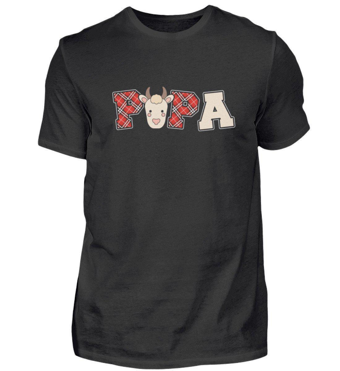 Papa Ziegen · Herren T-Shirt-Herren Basic T-Shirt-Black-S-Agrarstarz