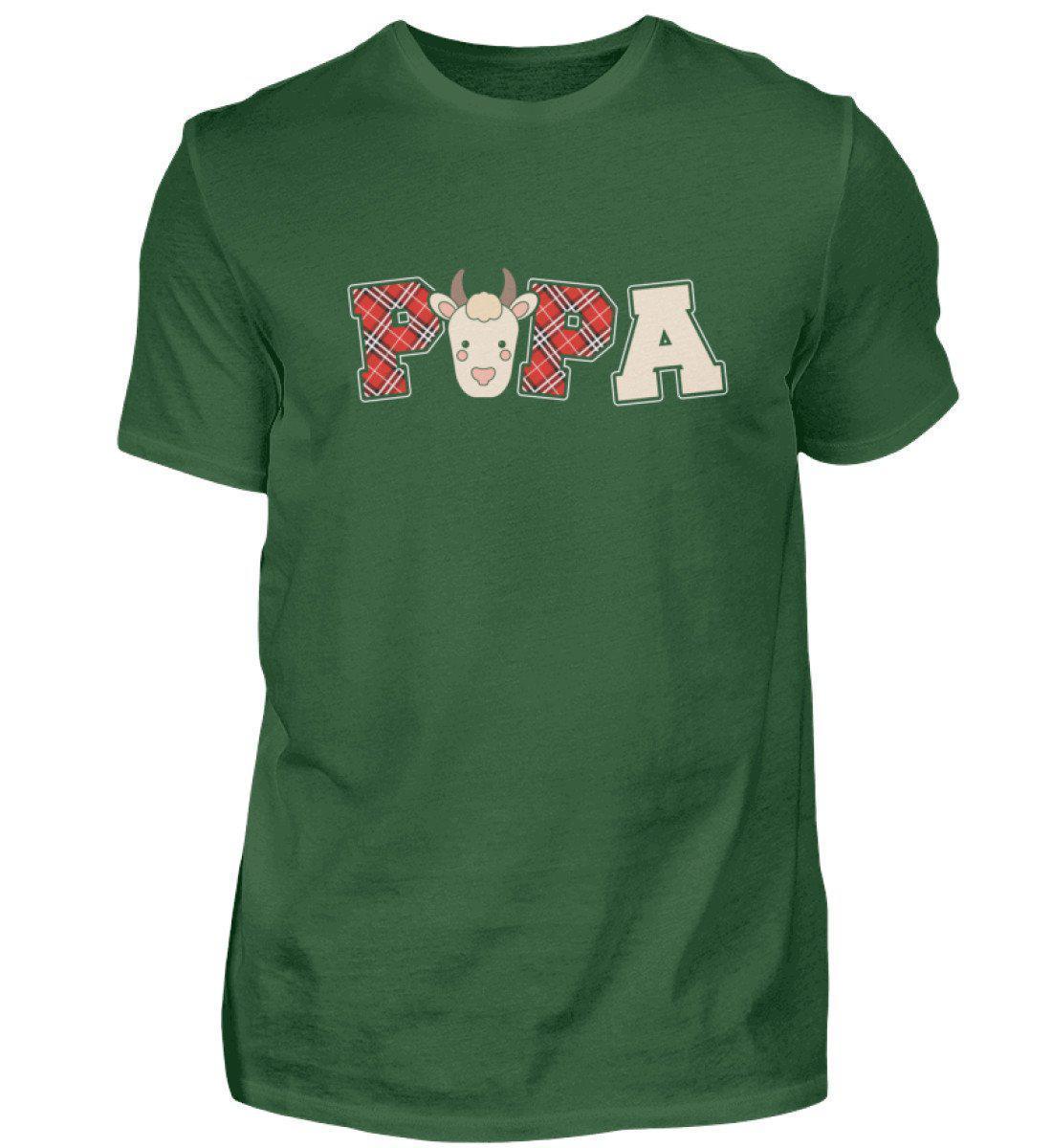 Papa Ziegen · Herren T-Shirt-Herren Basic T-Shirt-Bottle Green-S-Agrarstarz