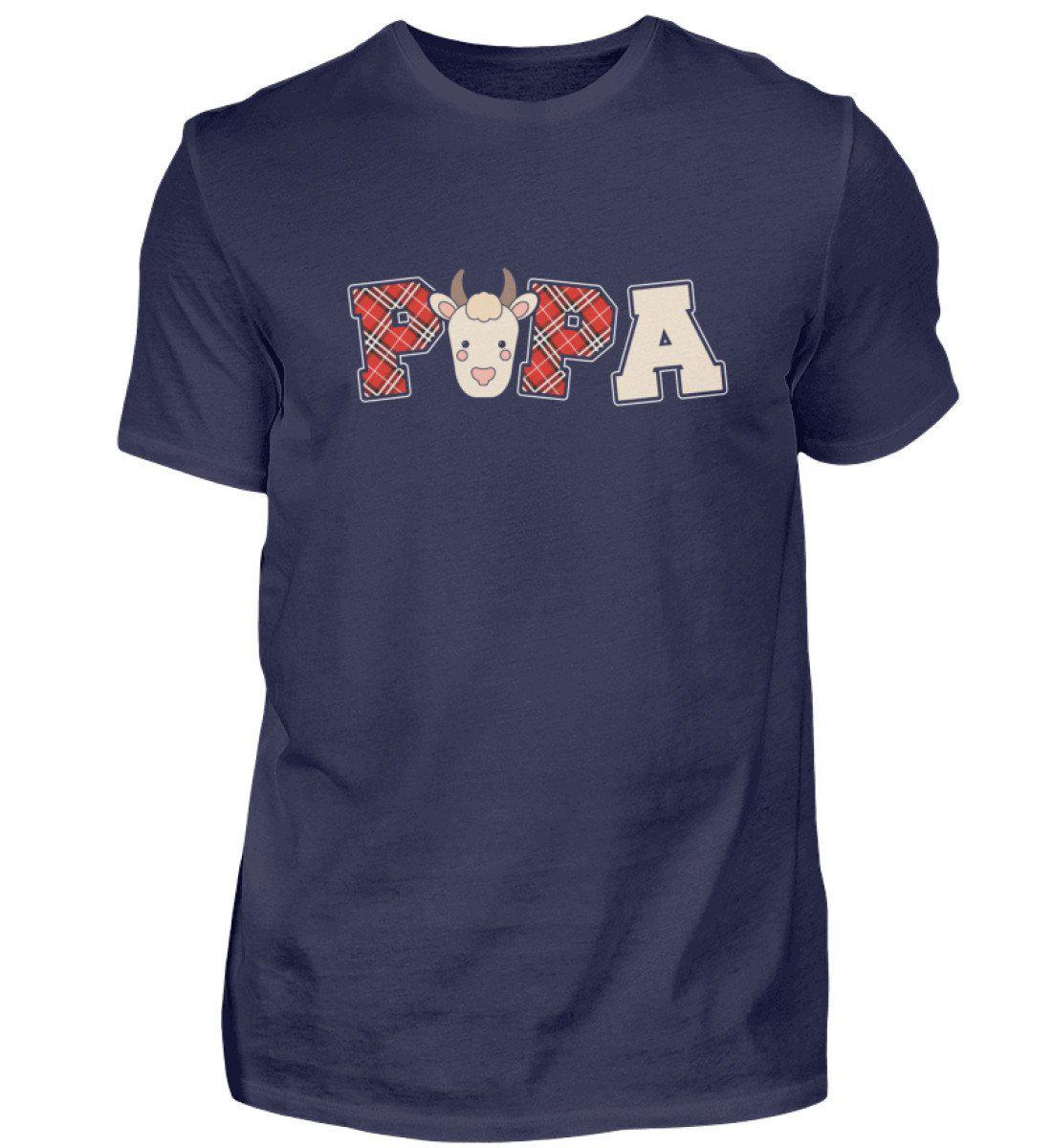 Papa Ziegen · Herren T-Shirt-Herren Basic T-Shirt-Navy-S-Agrarstarz