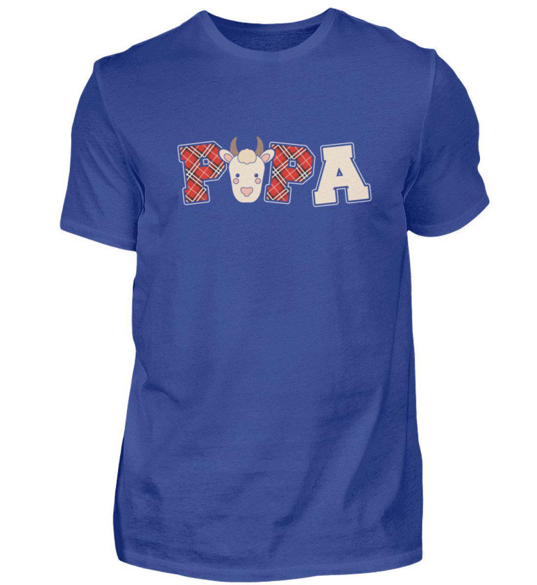 Papa Ziegen · Herren T-Shirt-Herren Basic T-Shirt-Royal Blue-S-Agrarstarz