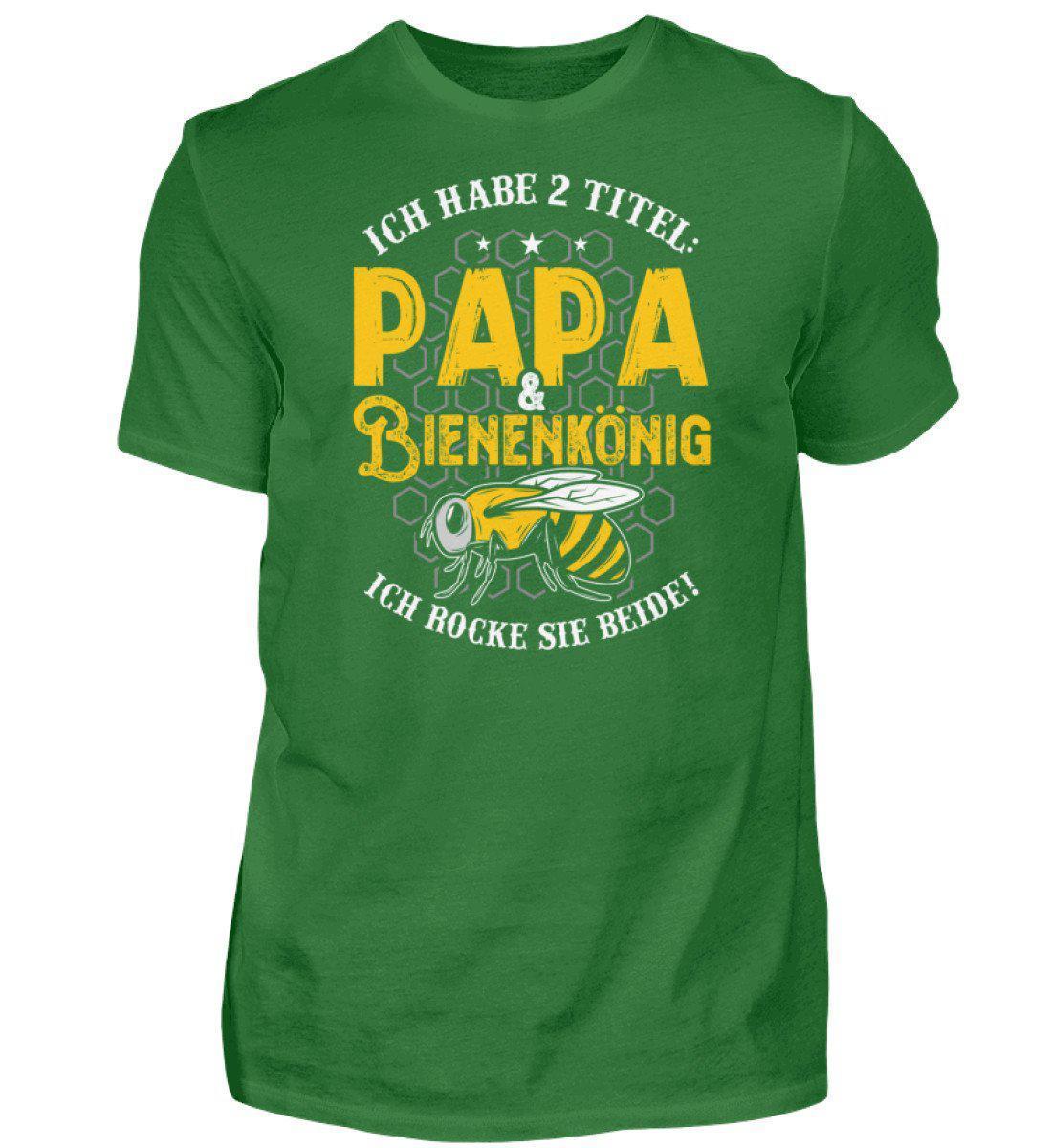 Papa und Bienenkönig · Herren T-Shirt-Herren Basic T-Shirt-Kelly Green-S-Agrarstarz