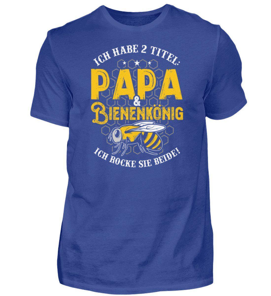 Papa und Bienenkönig · Herren T-Shirt-Herren Basic T-Shirt-Royal Blue-S-Agrarstarz