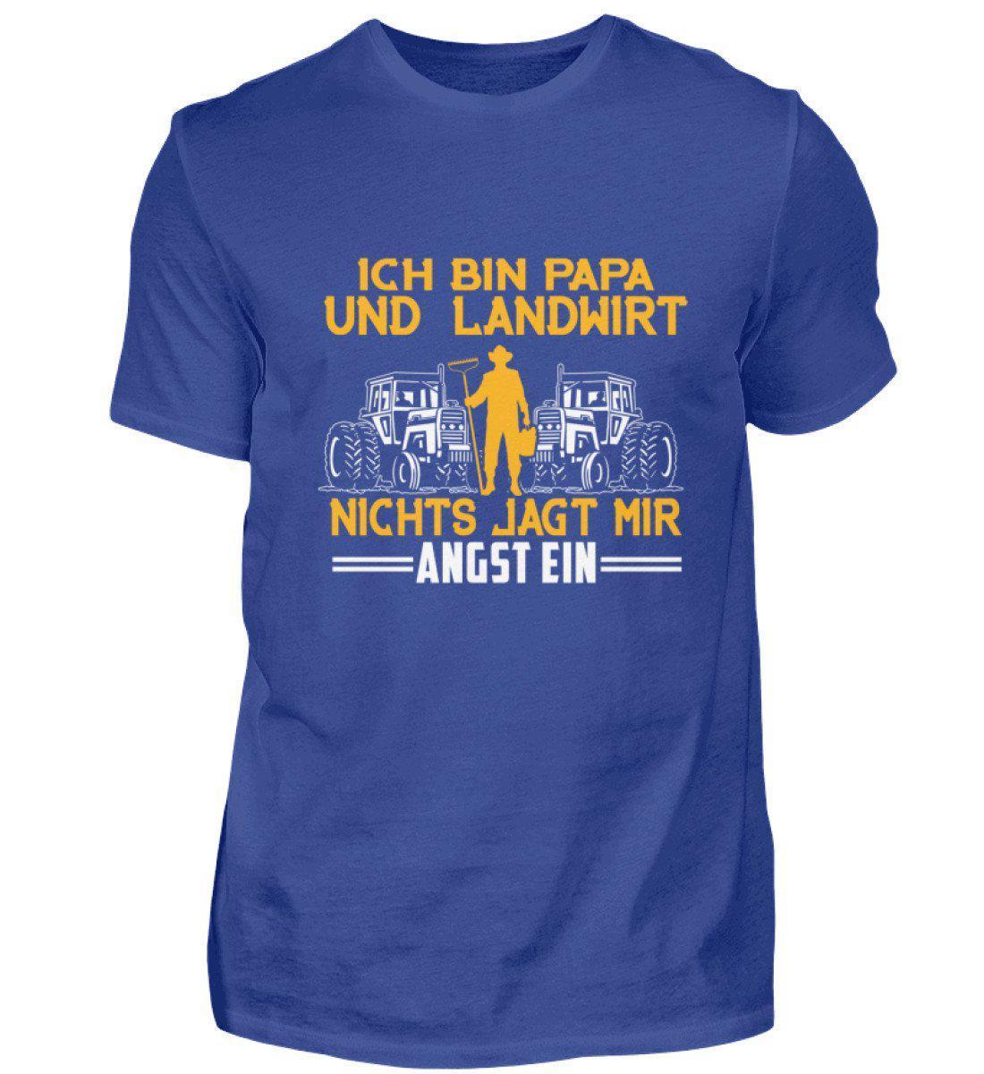 Papa und Landwirt · Herren T-Shirt-Herren Basic T-Shirt-Royal Blue-S-Agrarstarz