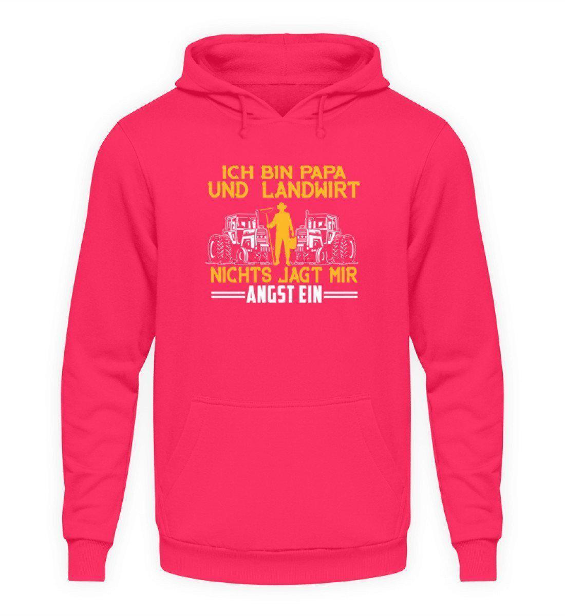 Papa und Landwirt · Unisex Kapuzenpullover Hoodie-Unisex Hoodie-Hot Pink-L-Agrarstarz