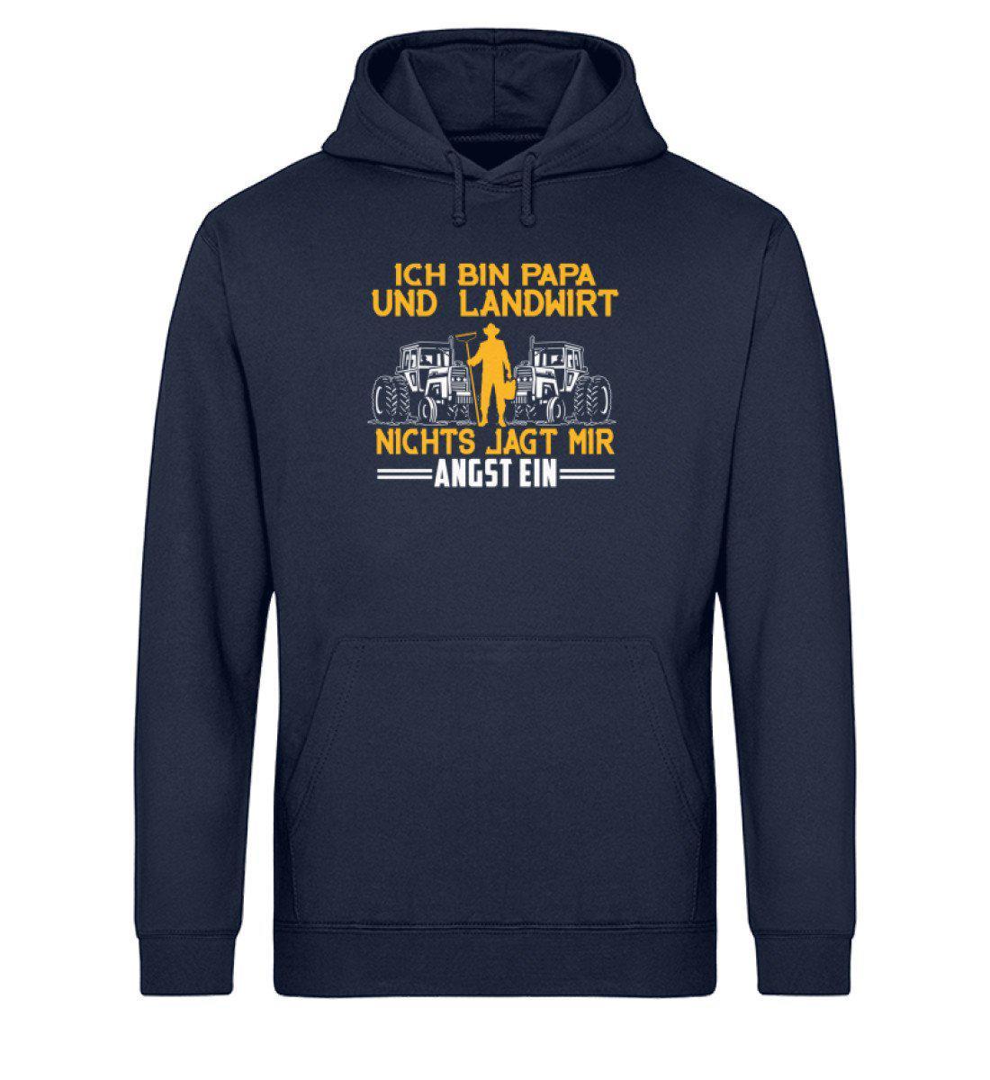 Papa und Landwirt · Unisex Organic Hoodie-Drummer Hoodie ST/ST-French Navy-XS-Agrarstarz