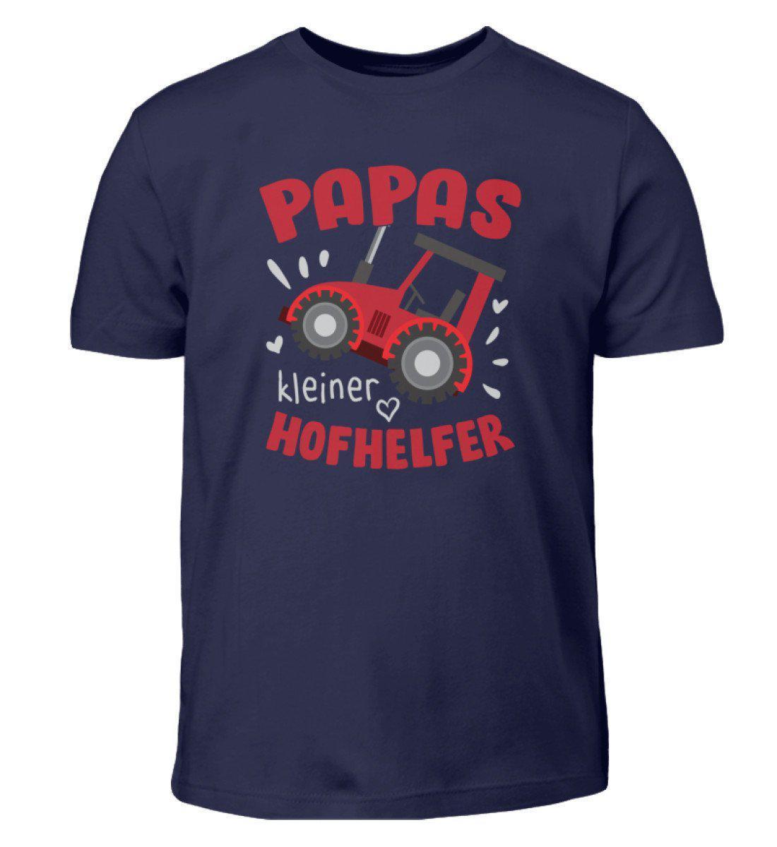 Papas Hofhelfer · Kinder T-Shirt-Kinder T-Shirt-Navy-3/4 (98/104)-Agrarstarz