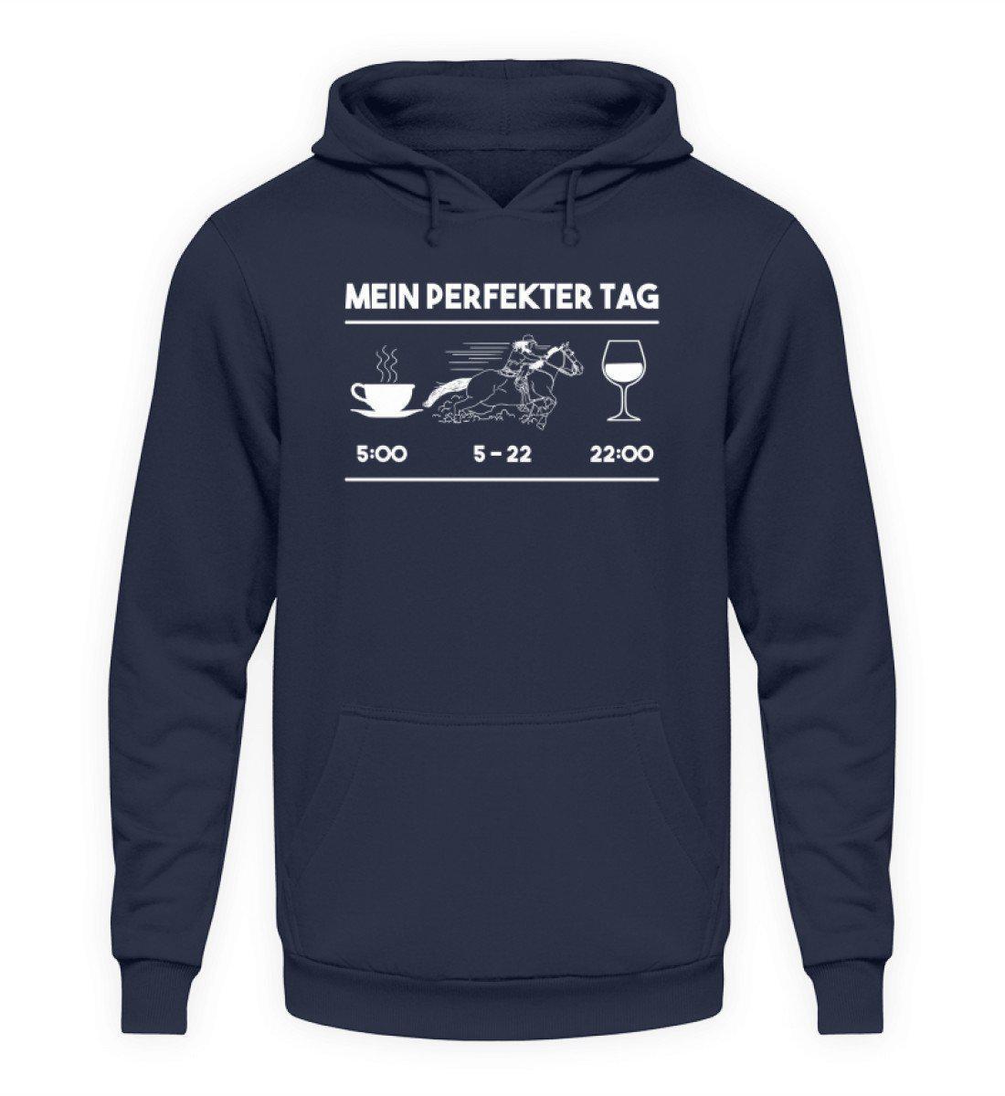 Perfekter Tag Pferd · Unisex Kapuzenpullover Hoodie-Unisex Hoodie-Oxford Navy-S-Agrarstarz