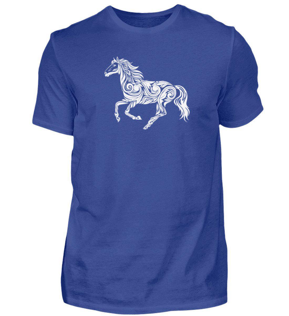 Pferd Abstrakt · Herren T-Shirt-Herren Basic T-Shirt-Royal Blue-S-Agrarstarz