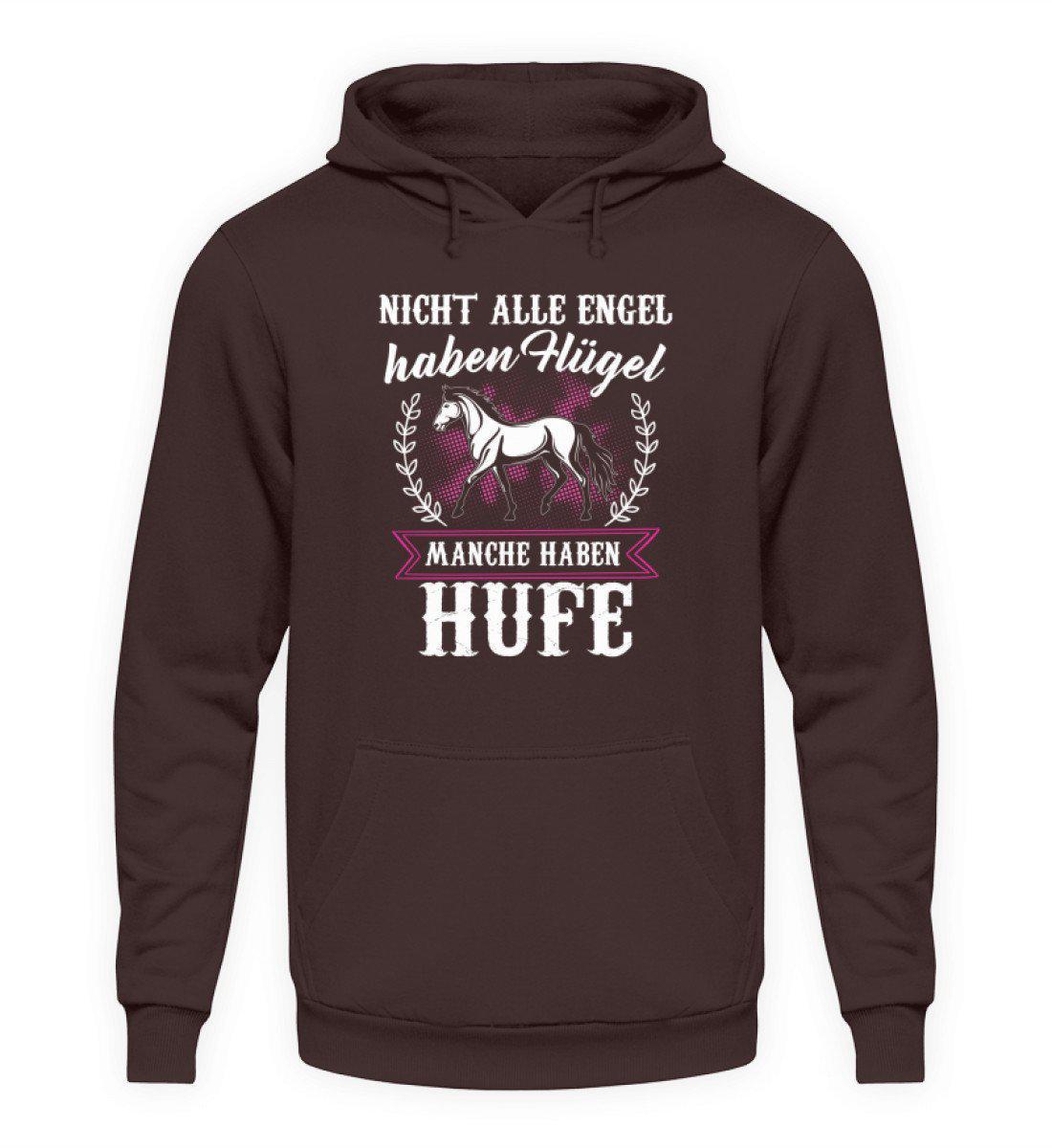 Pferd Hufe statt Flügel · Unisex Kapuzenpullover Hoodie-Unisex Hoodie-Hot Chocolate-S-Agrarstarz