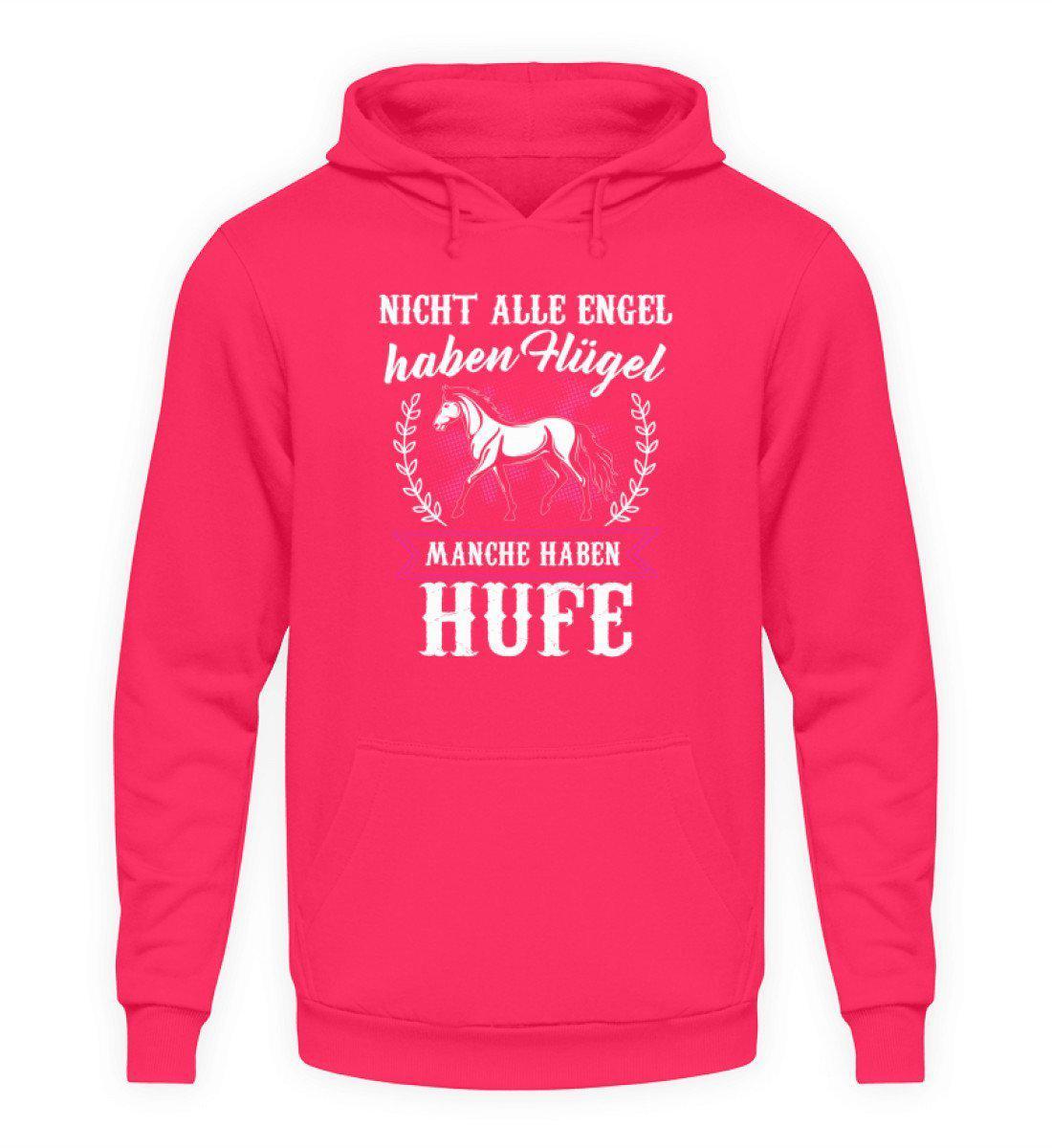 Pferd Hufe statt Flügel · Unisex Kapuzenpullover Hoodie-Unisex Hoodie-Hot Pink-S-Agrarstarz