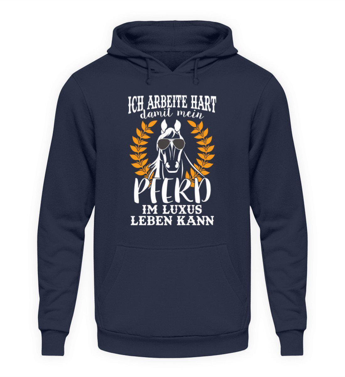 Pferd Luxus · Unisex Kapuzenpullover Hoodie-Unisex Hoodie-Oxford Navy-S-Agrarstarz