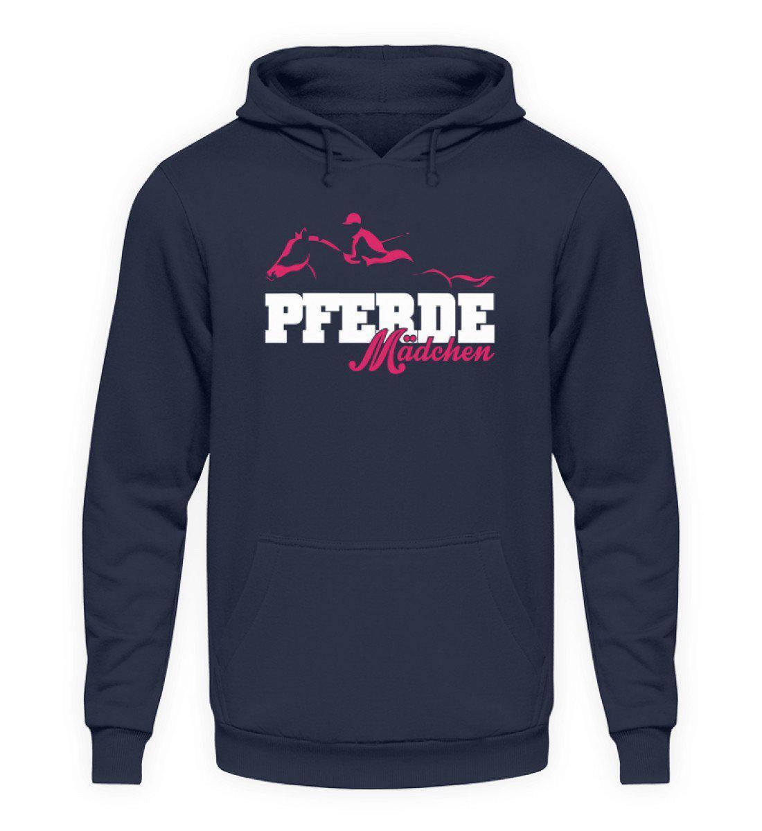 Pferde Mädchen · Unisex Kapuzenpullover Hoodie-Unisex Hoodie-Oxford Navy-S-Agrarstarz