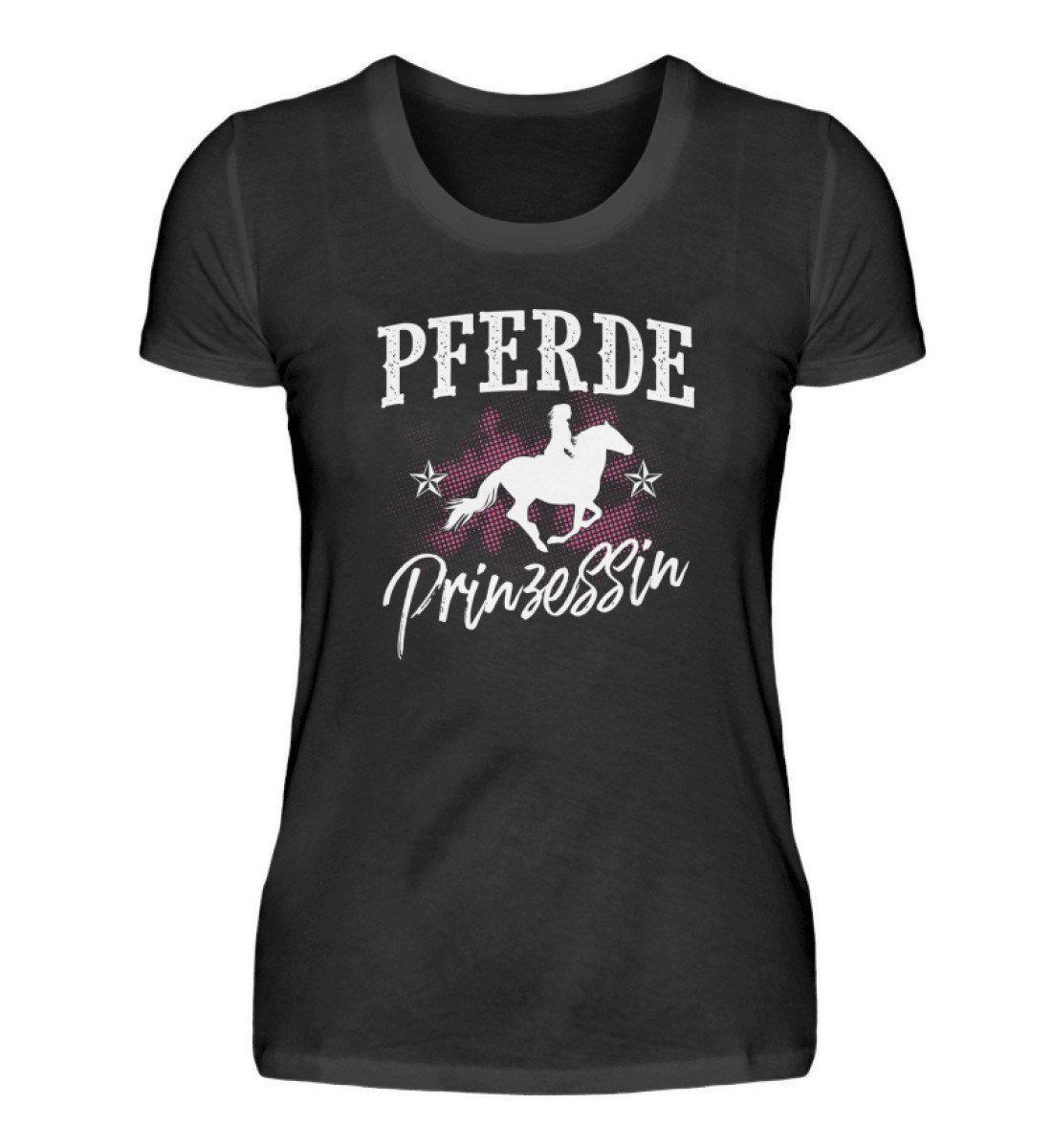 Pferde Prinzessin · Damen T-Shirt-Damen Basic T-Shirt-Black-S-Agrarstarz