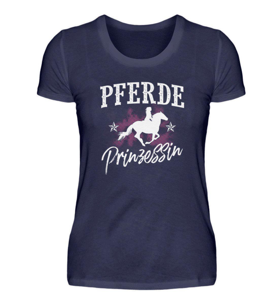 Pferde Prinzessin · Damen T-Shirt-Damen Basic T-Shirt-Navy-S-Agrarstarz