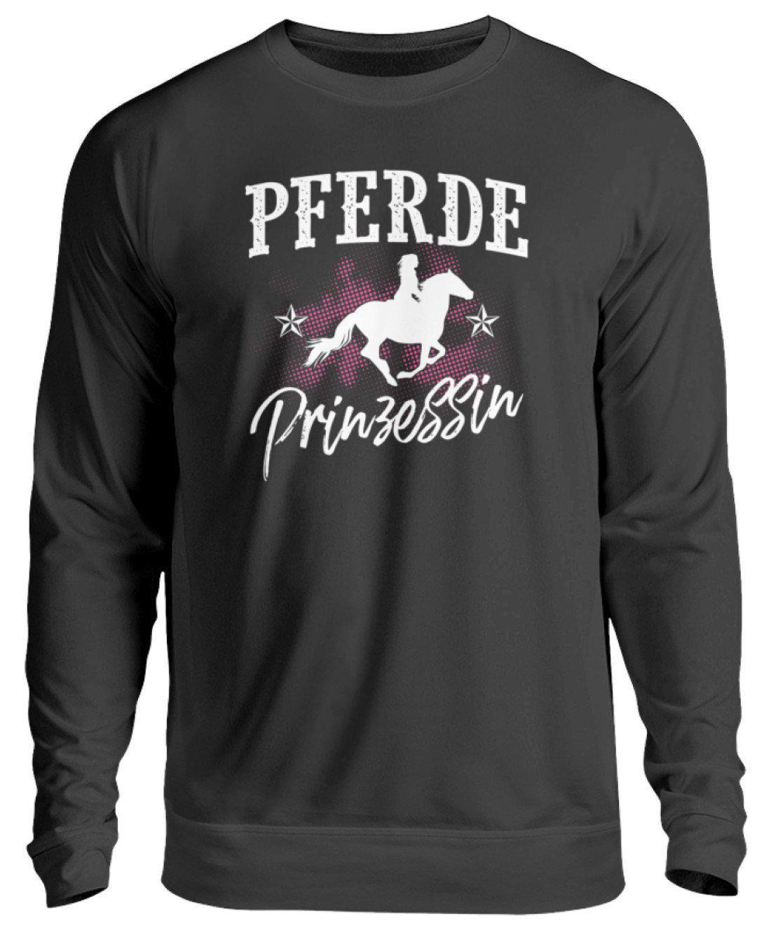 Pferde Prinzessin · Unisex Sweatshirt Pullover-Unisex Sweatshirt-Jet Black-S-Agrarstarz