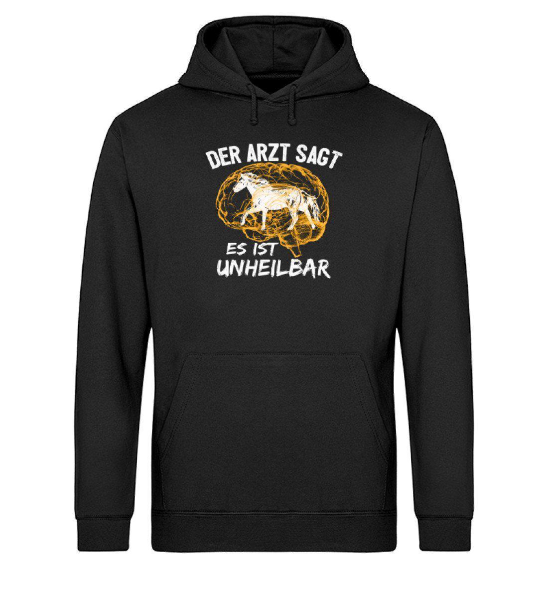 Pferde unheilbar · Unisex Organic Hoodie-Drummer Hoodie ST/ST-Black-XS-Agrarstarz