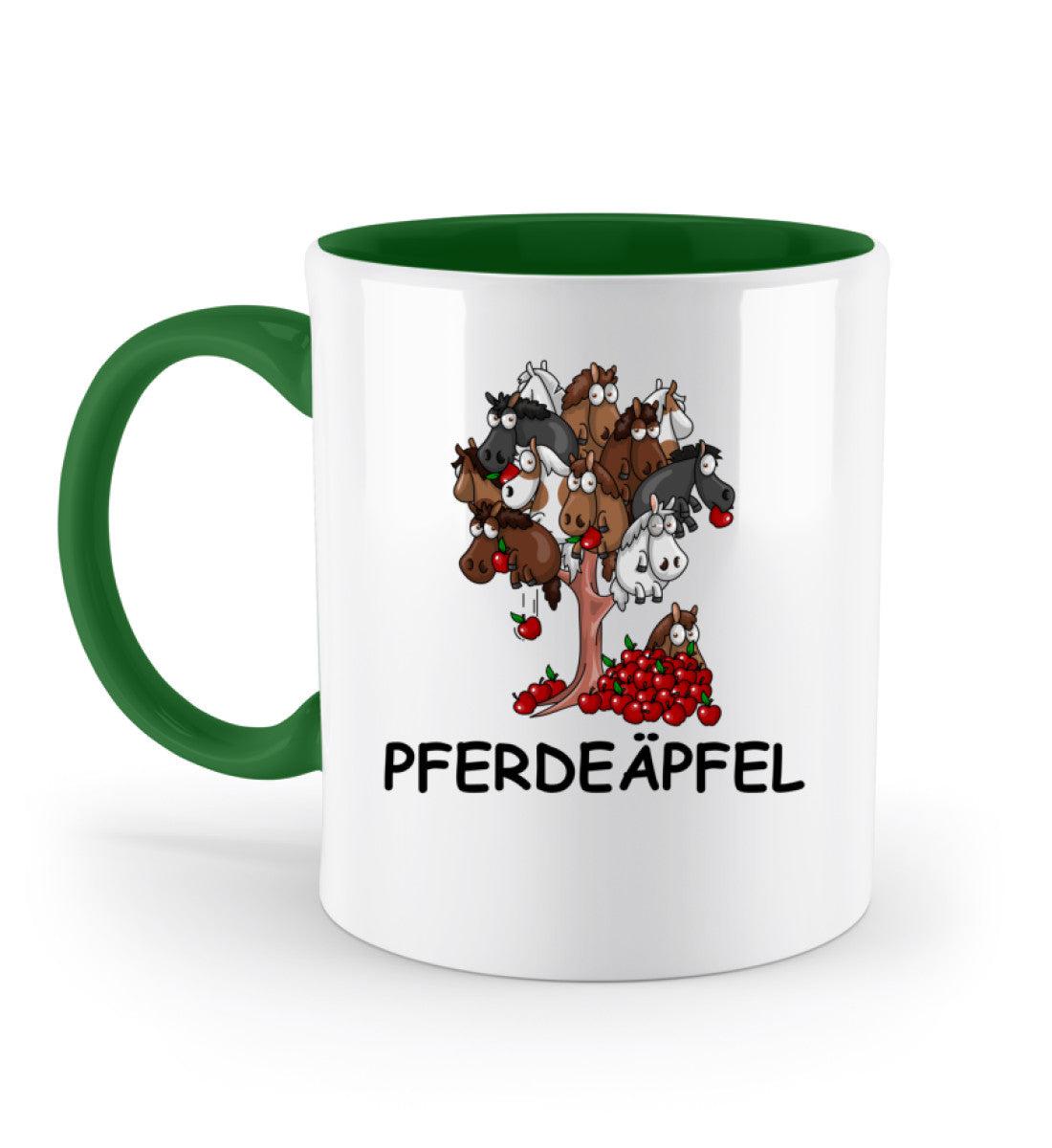 Pferdeäpfel · Keramik Tasse zweifarbig-Keramik Tasse Zweifarbig-Irish Green-330ml-Agrarstarz