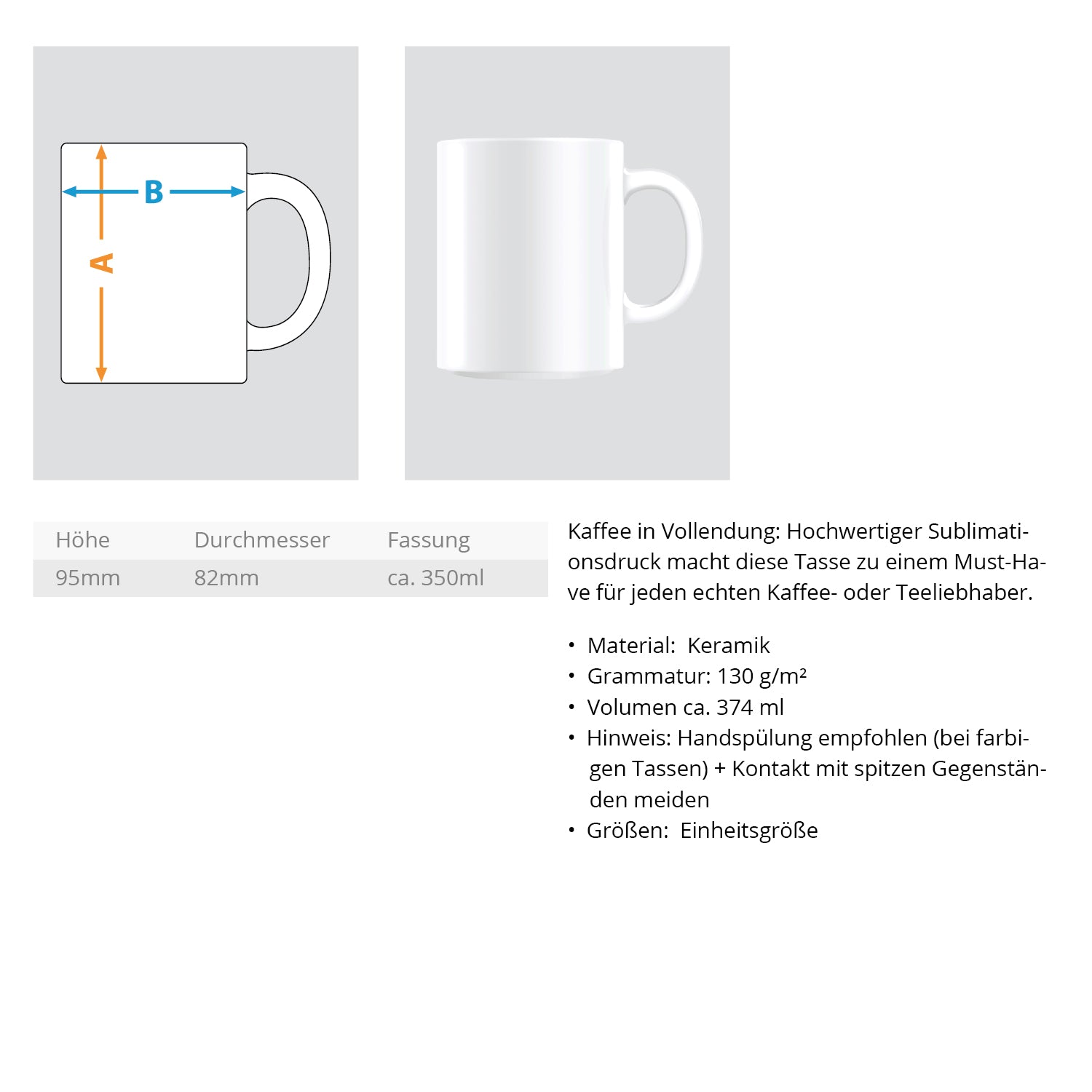 Pferdeäpfel · Keramik Tasse zweifarbig-Keramik Tasse Zweifarbig-Agrarstarz
