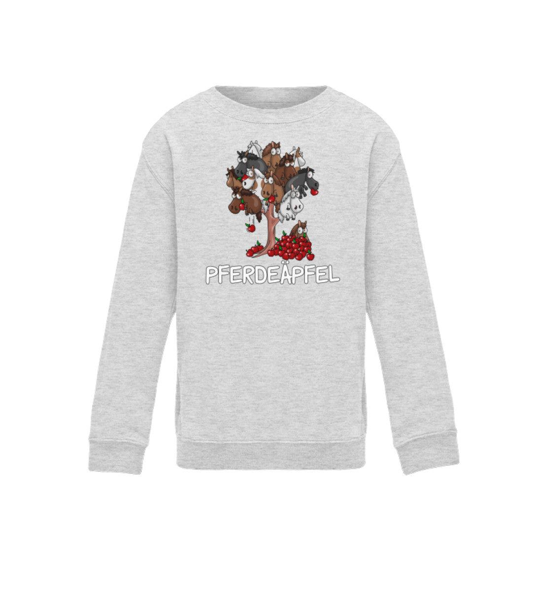 Pferdeäpfel · Kinder Sweatshirt-Kinder Sweatshirt-Heather Grey-12/14 (152/164)-Agrarstarz