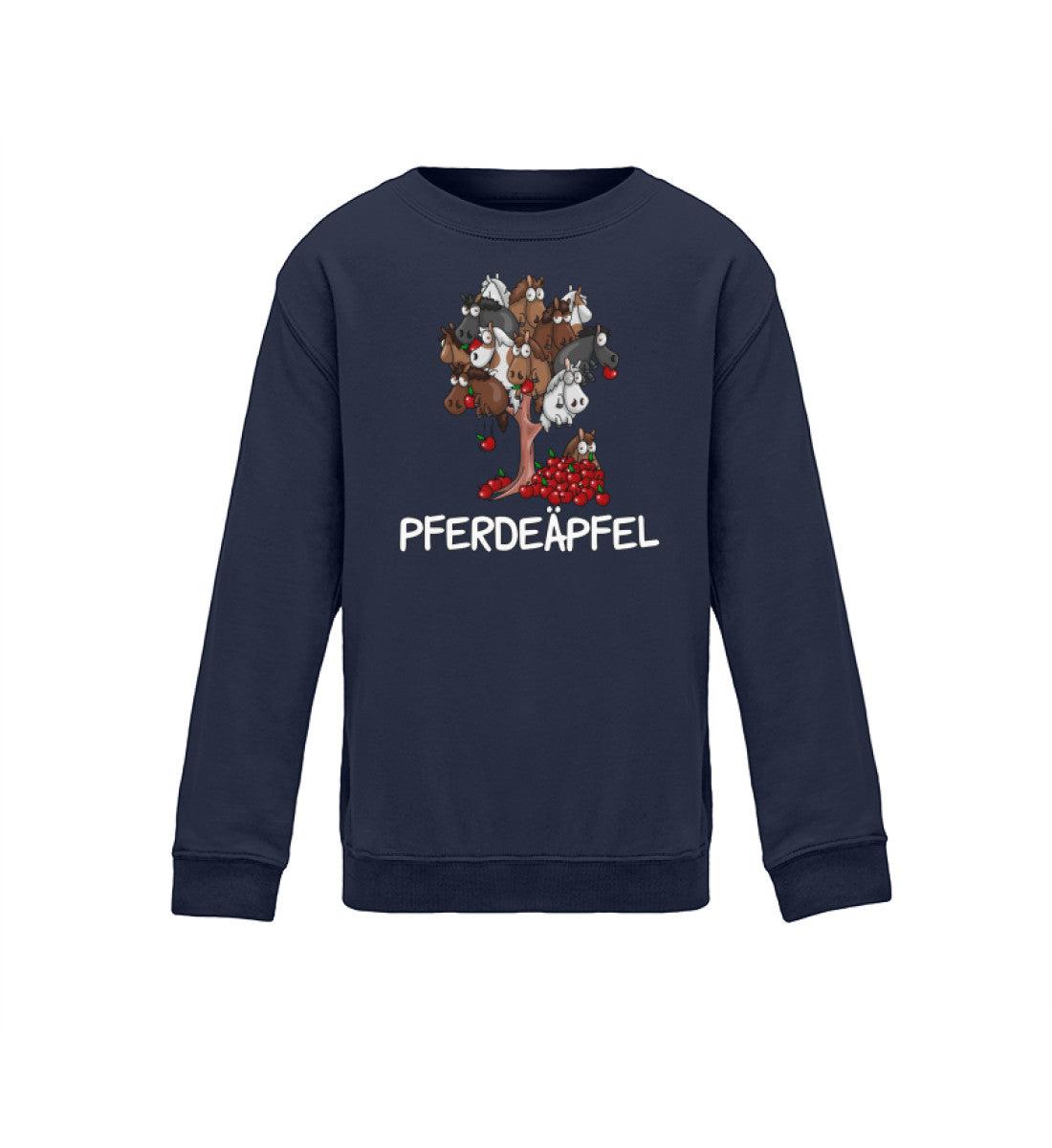 Pferdeäpfel · Kinder Sweatshirt-Kinder Sweatshirt-Oxford Navy-12/14 (152/164)-Agrarstarz