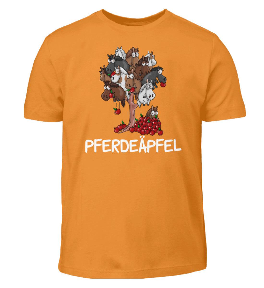 Pferdeäpfel · Kinder T-Shirt-Kinder T-Shirt-Orange-12/14 (152/164)-Agrarstarz