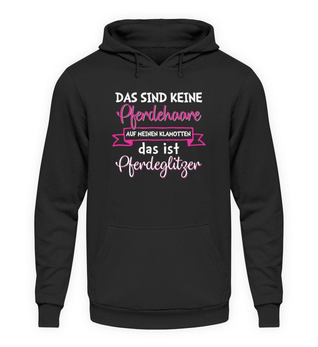 Pferdeglitzer Haare · Unisex Kapuzenpullover Hoodie-Unisex Hoodie-Jet Black-S-Agrarstarz