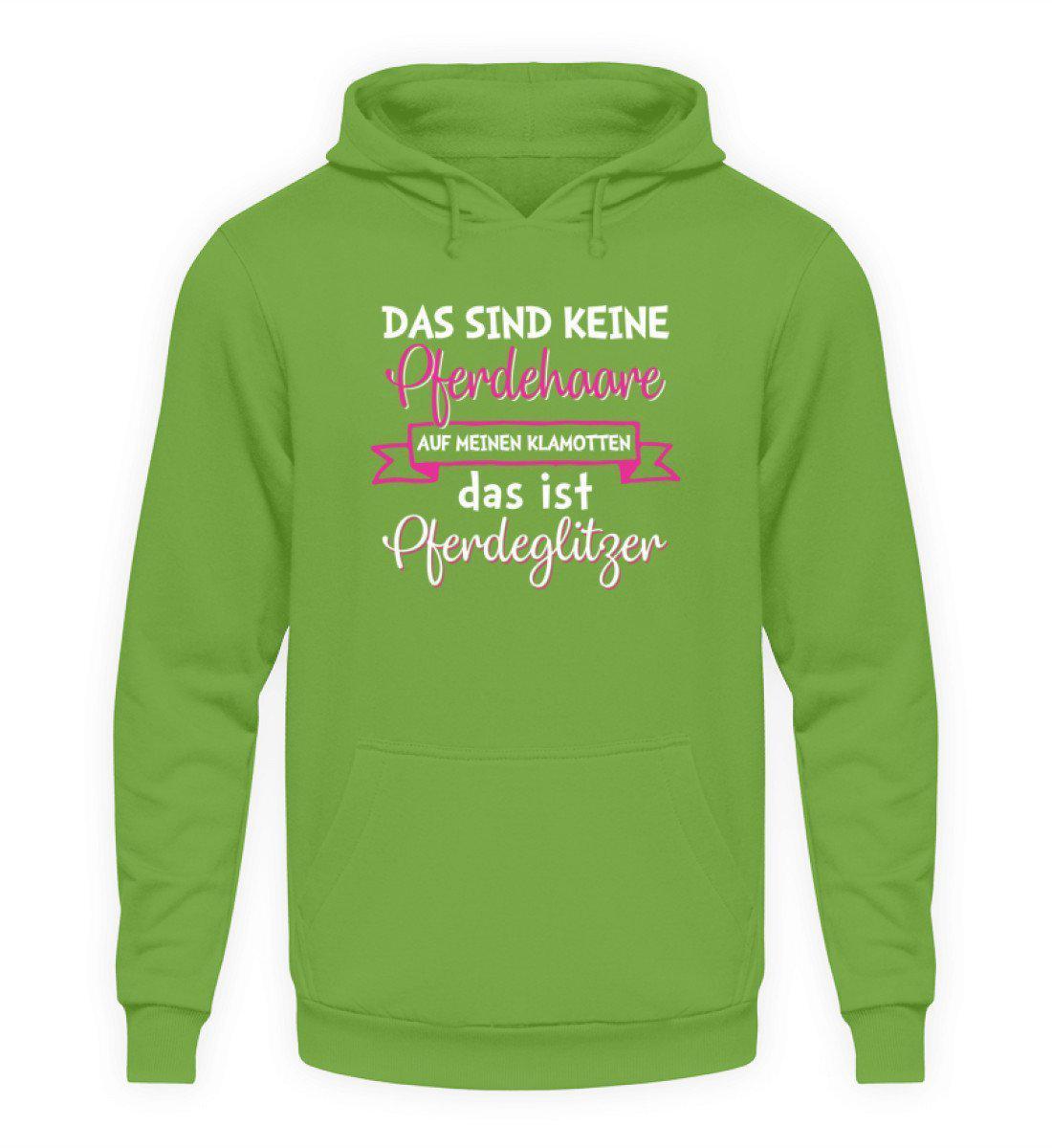 Pferdeglitzer Haare · Unisex Kapuzenpullover Hoodie-Unisex Hoodie-LimeGreen-S-Agrarstarz