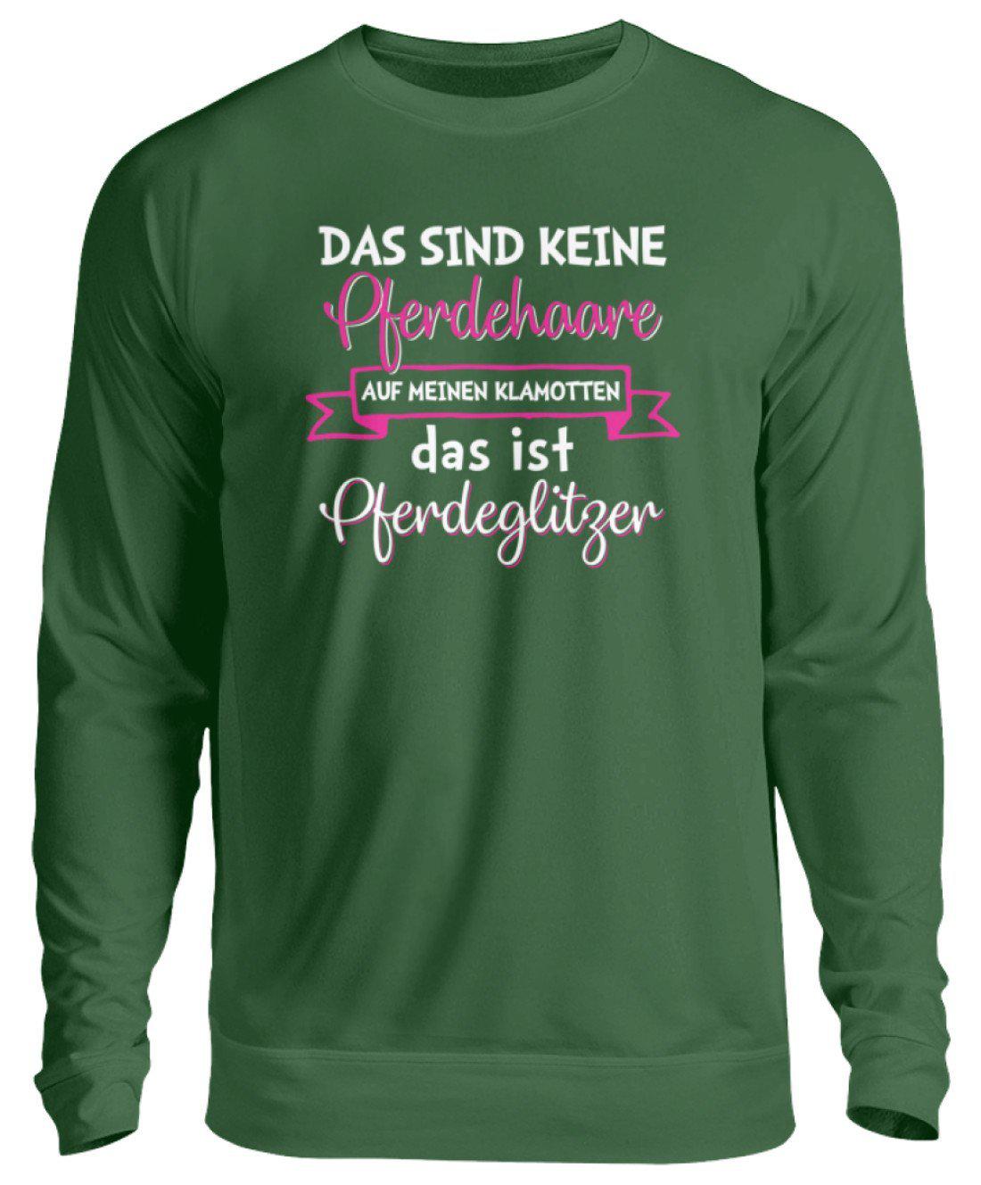 Pferdeglitzer Haare · Unisex Sweatshirt Pullover-Unisex Sweatshirt-Bottle Green-S-Agrarstarz