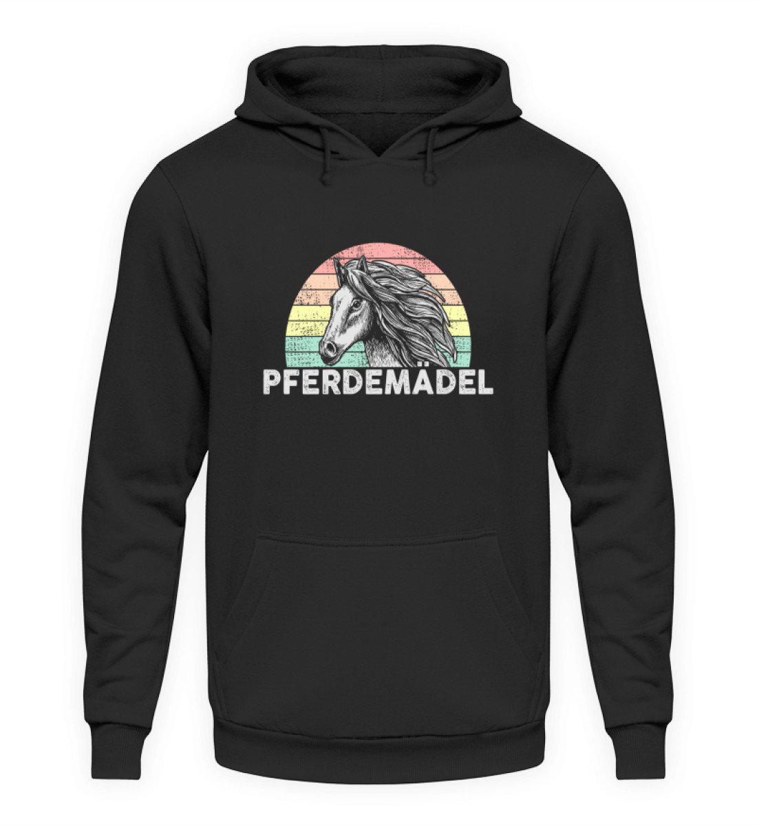 Pferdemädel Retro · Unisex Hoodie-Unisex Hoodie-Jet Black-S-Agrarstarz