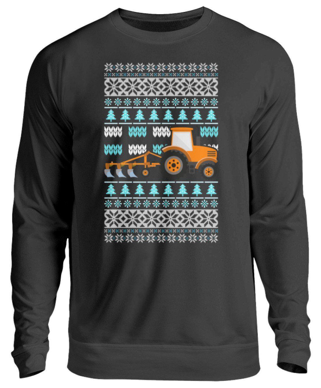 Pflug 2 Ugly Christmas · Unisex Sweatshirt Pullover-Unisex Sweatshirt-Jet Black-S-Agrarstarz