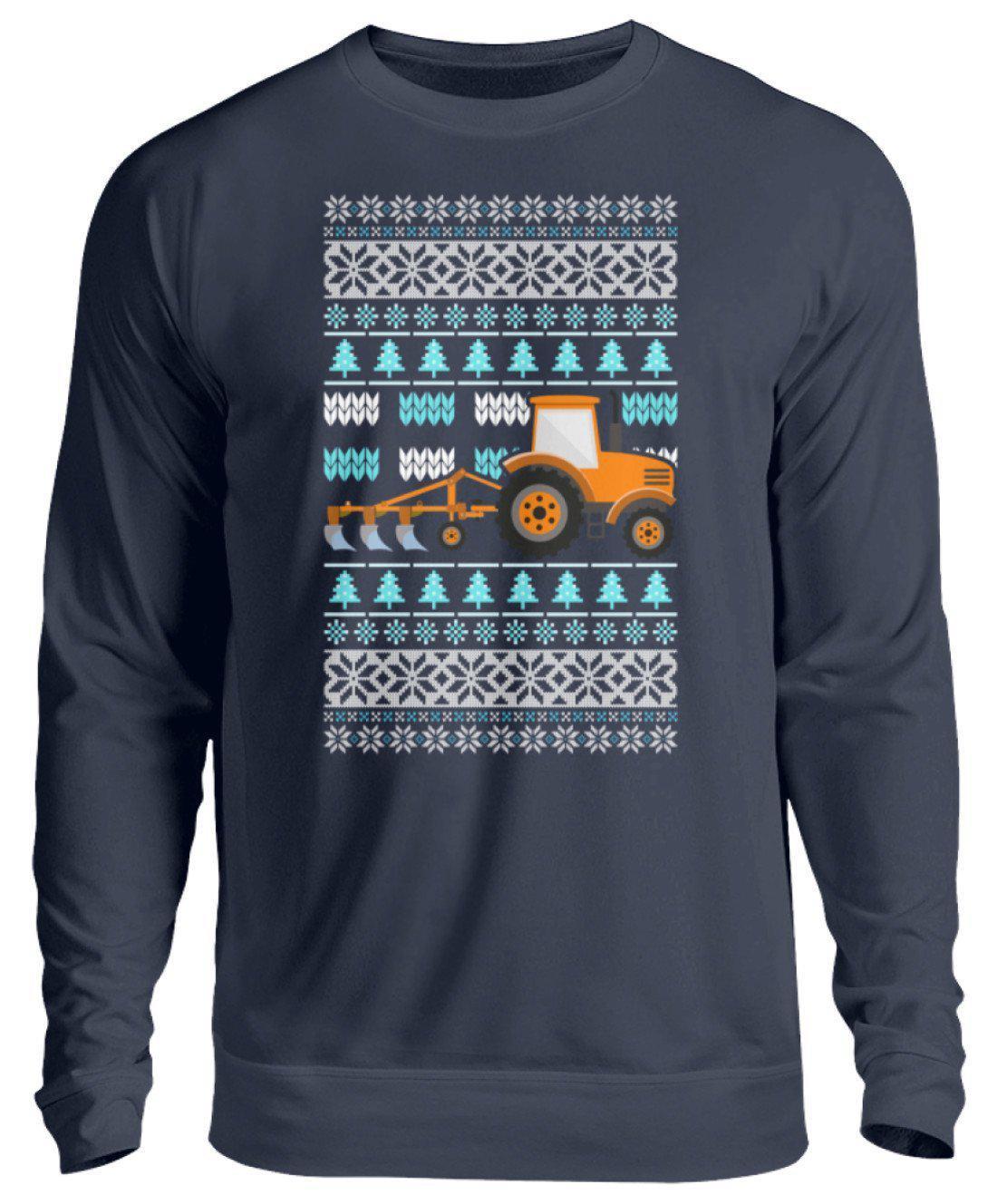 Pflug 2 Ugly Christmas · Unisex Sweatshirt Pullover-Unisex Sweatshirt-Oxford Navy-S-Agrarstarz