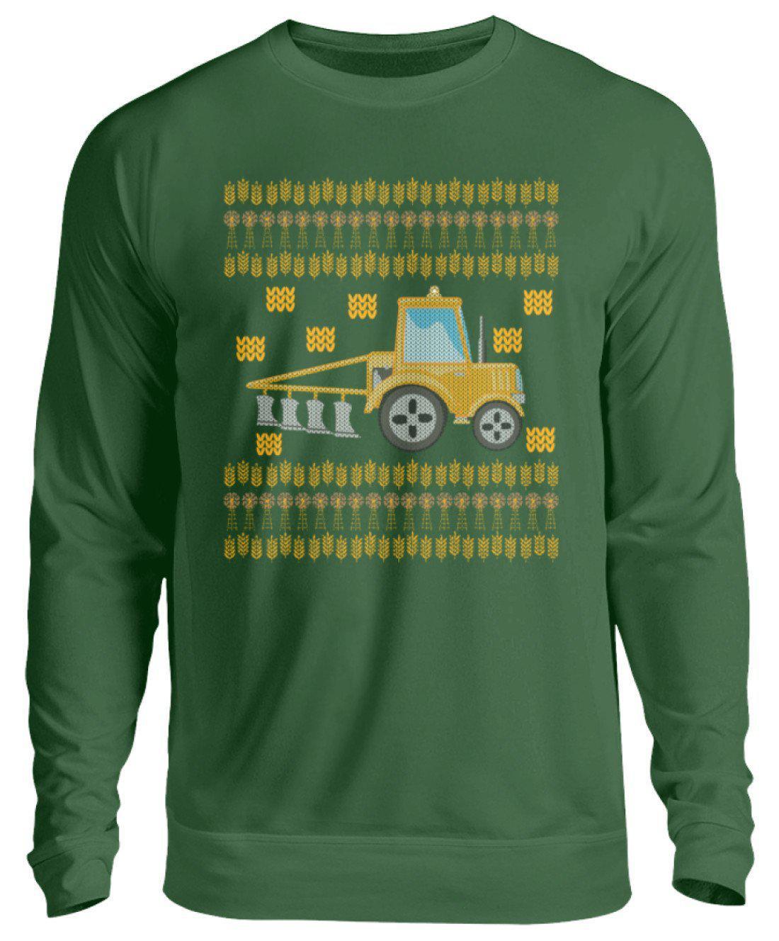 Pflug Ugly Christmas · Unisex Sweatshirt Pullover-Unisex Sweatshirt-Bottle Green-S-Agrarstarz