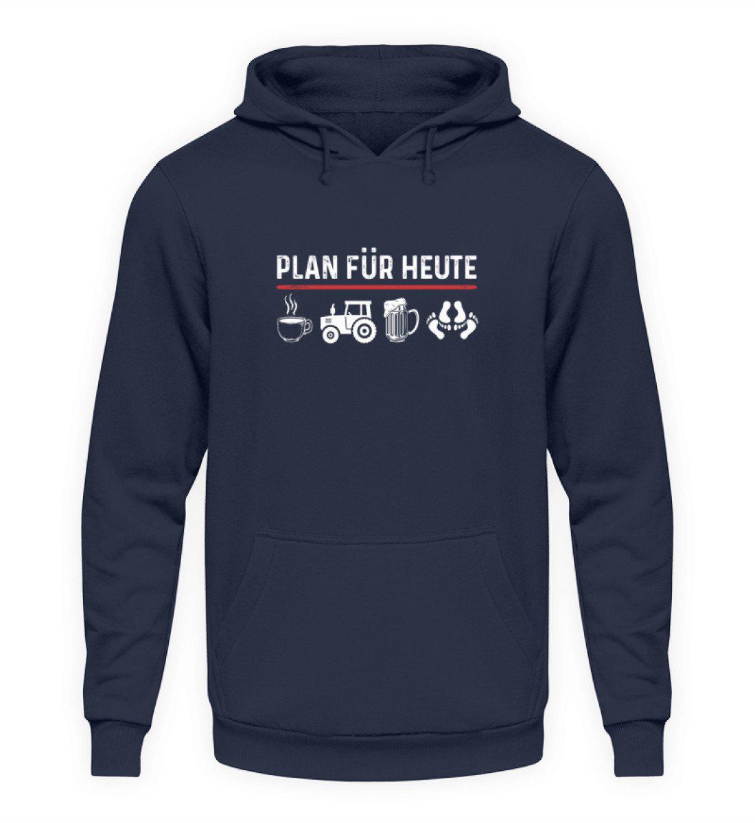 Plan für heute 2 · Unisex Kapuzenpullover Hoodie-Unisex Hoodie-Oxford Navy-S-Agrarstarz