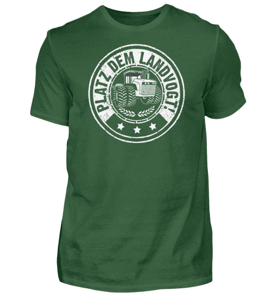 Platz dem Landvogt · Herren T-Shirt-Herren Basic T-Shirt-Bottle Green-S-Agrarstarz