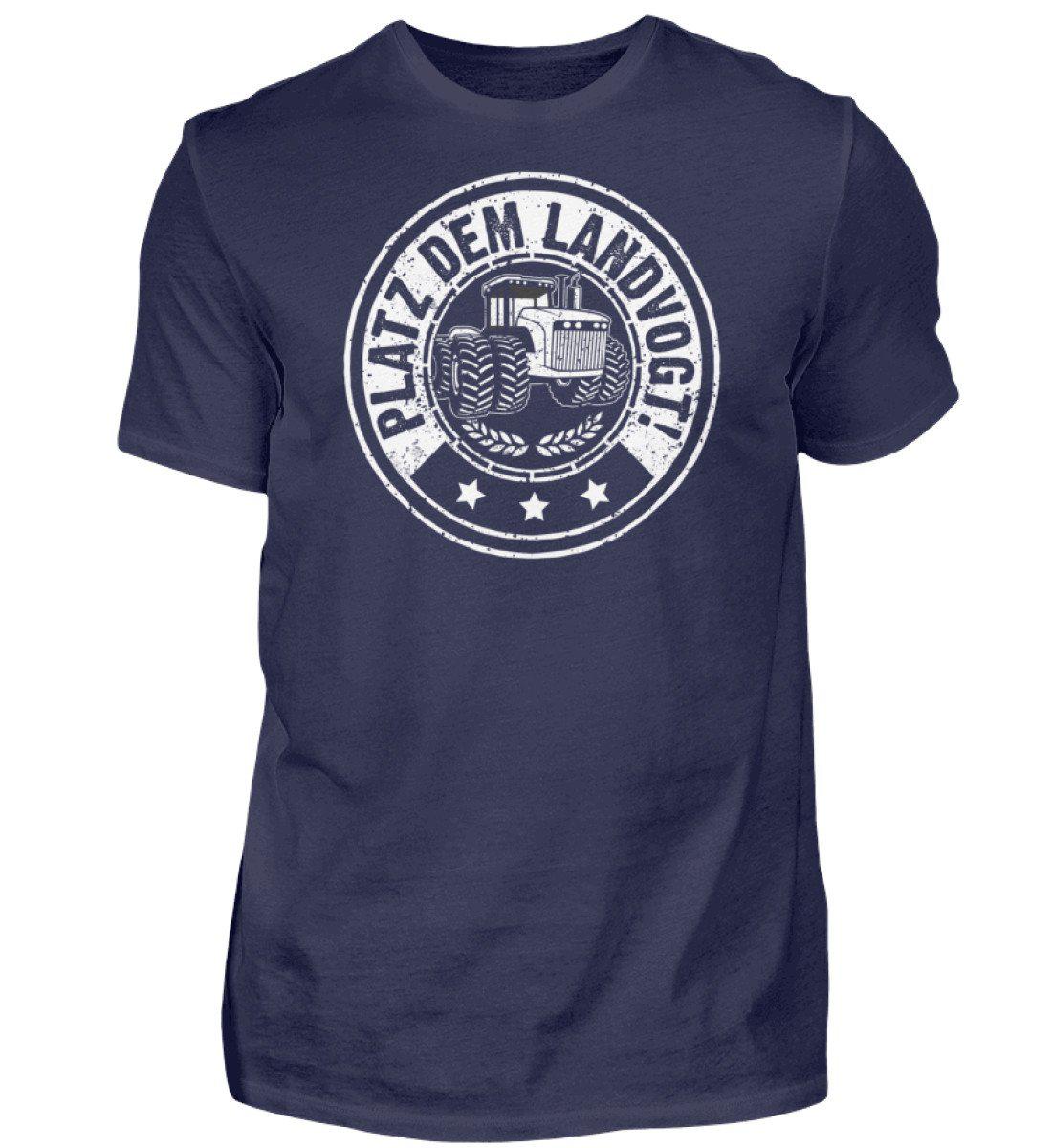 Platz dem Landvogt · Herren T-Shirt-Herren Basic T-Shirt-Navy-S-Agrarstarz