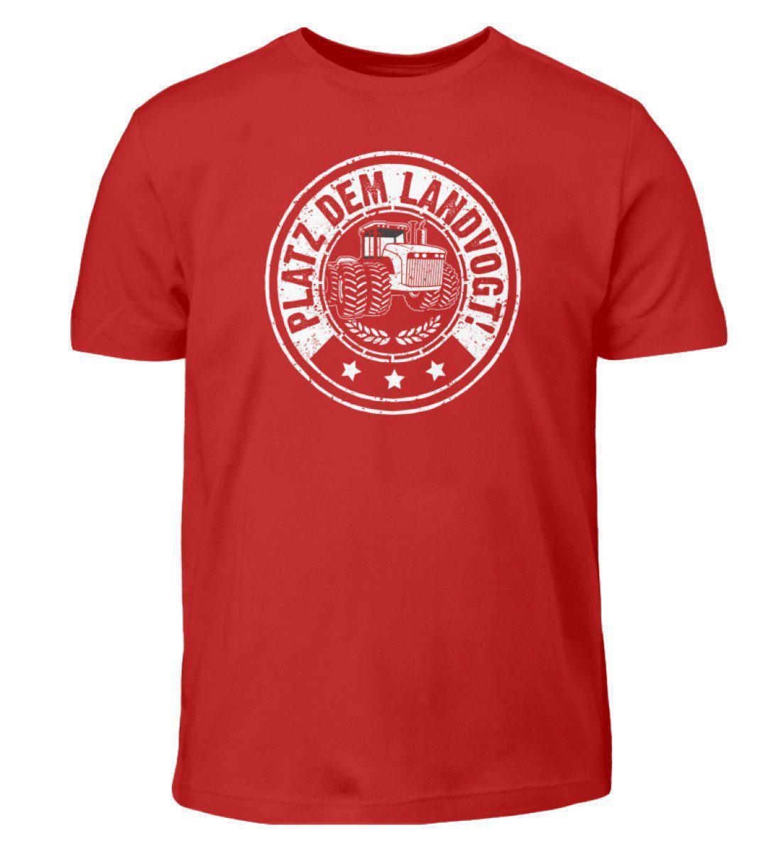 Platz dem Landvogt · Kinder T-Shirt-Kinder T-Shirt-Red-12/14 (152/164)-Agrarstarz