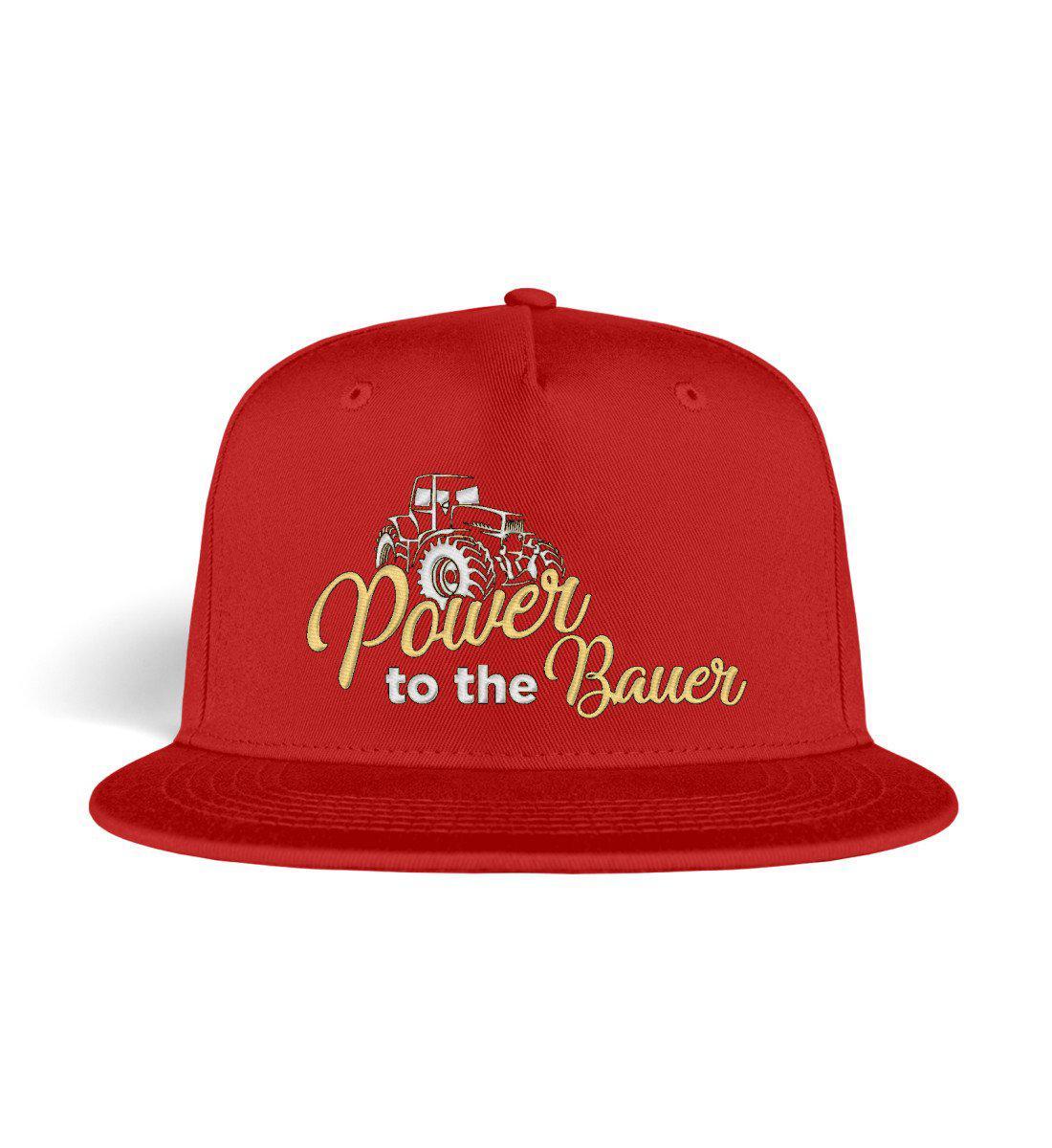 Power to the Bauer · Bestickte Snapback Mütze-Snapback mit Stick-Agrarstarz